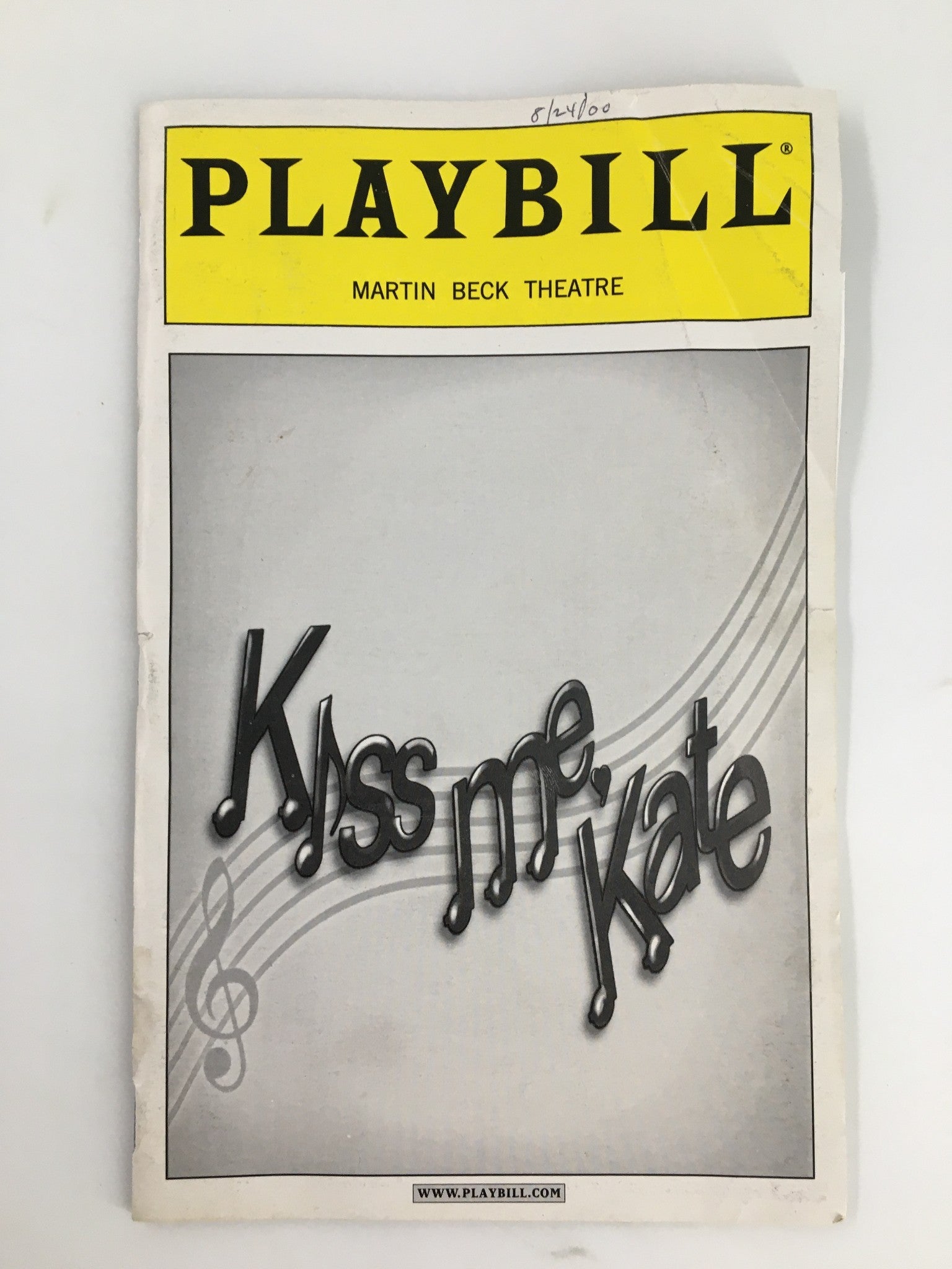 2000 Playbill Martin Beck Theatre Brian Stokes Mitchell in Kiss Me, Kate