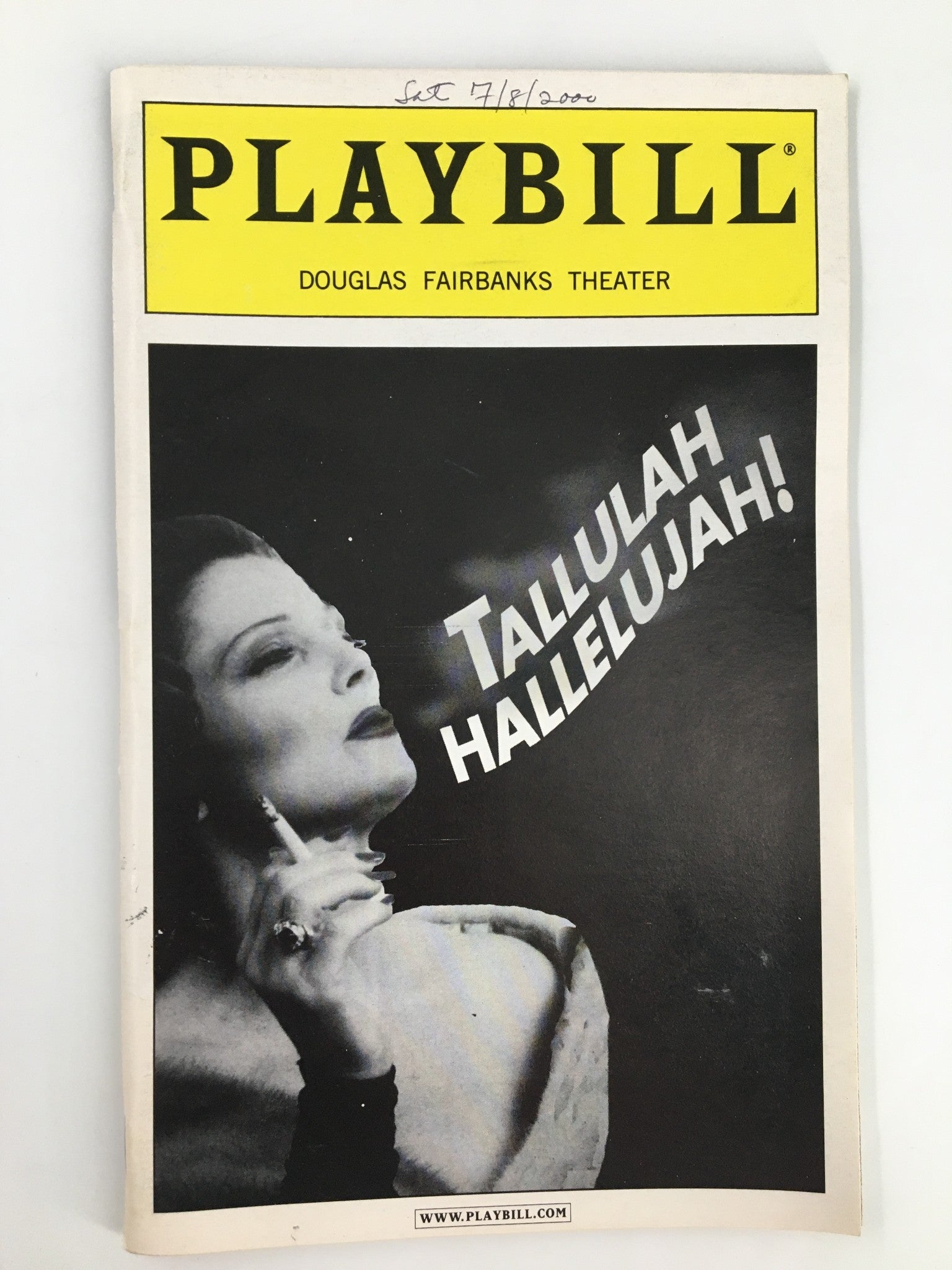 2000 Playbill Douglas Fairbanks Theater Tova Feldshuh in Tallulah Hallelujah!