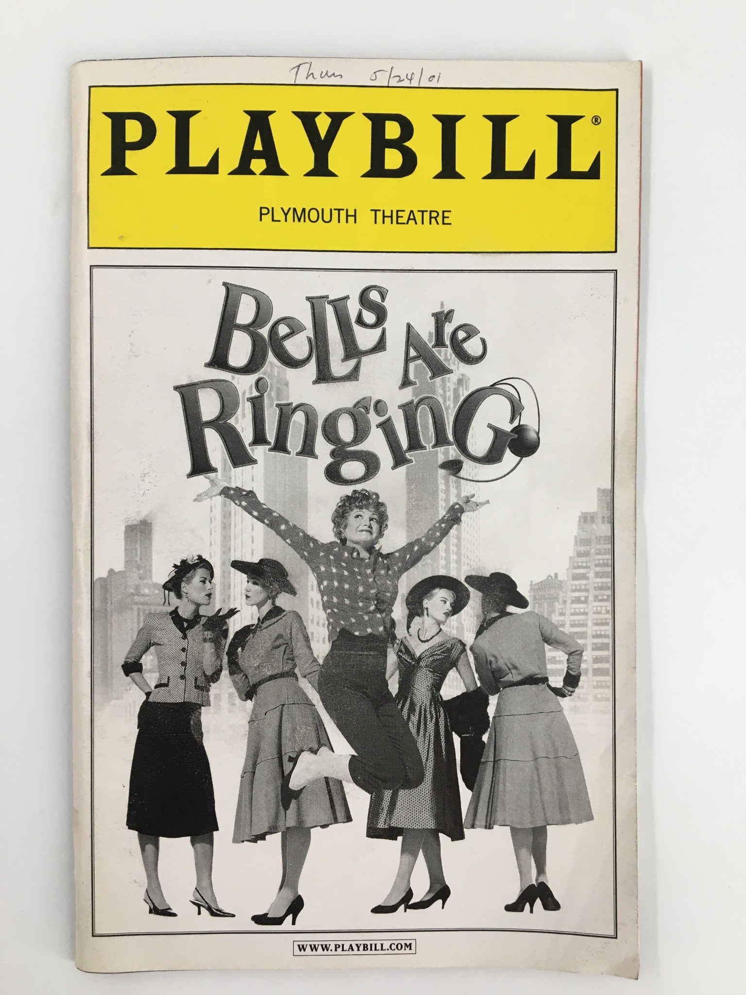 2001 Playbill Plymout Theatre Faith Prince, Mark Kudisch in Bells Are Ringing