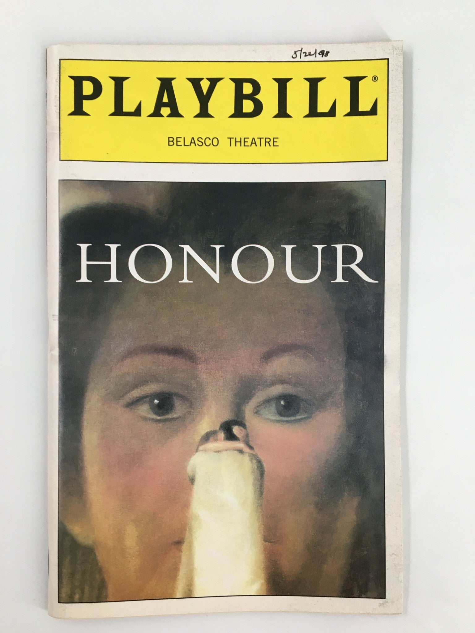 1998 Playbill Belasco Theatre Jane Alexander, Laura Linney in Honour