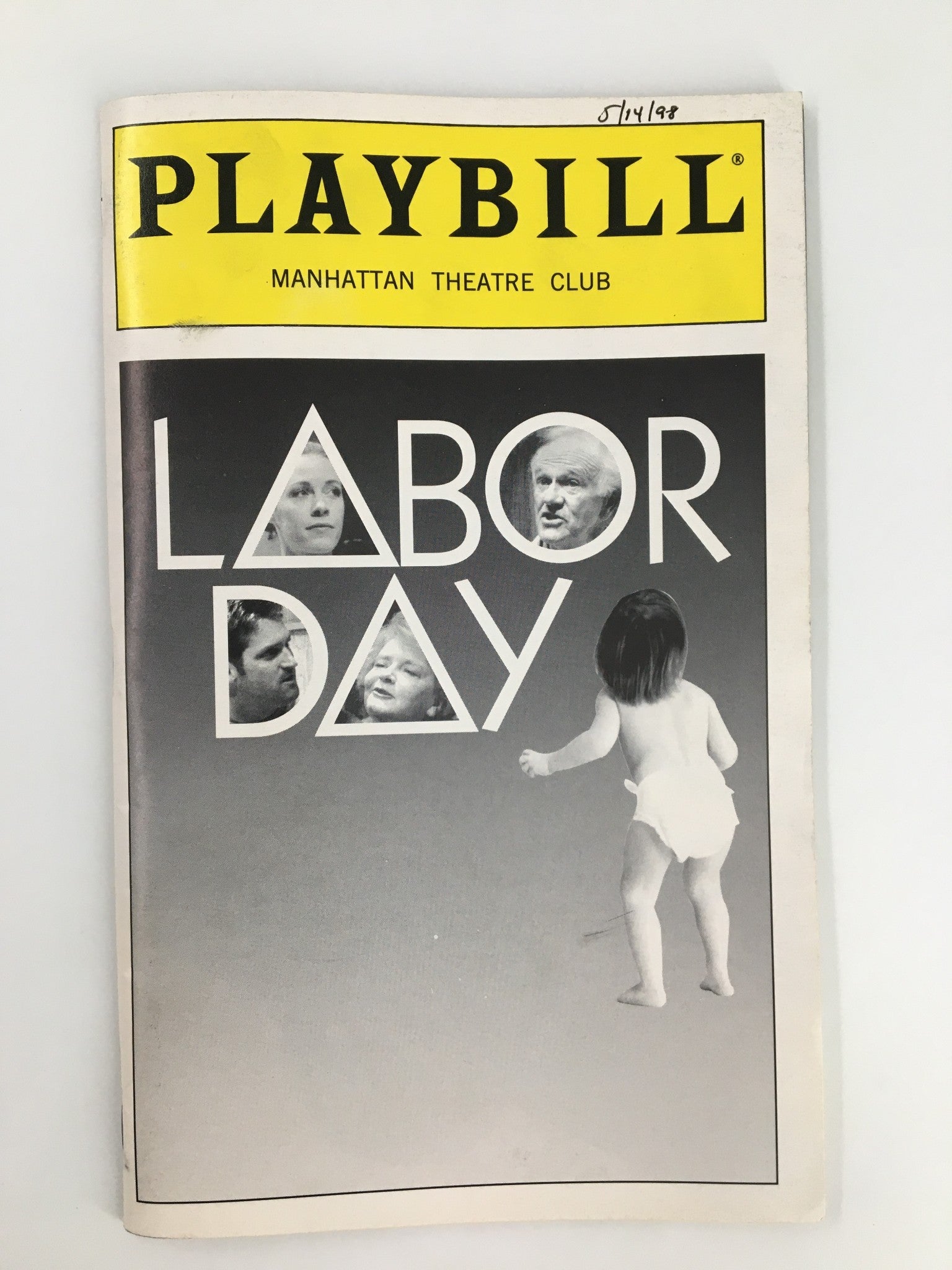 1998 Playbill Manhattan Theatre Club Brooks Ashmanskas in Labor Day