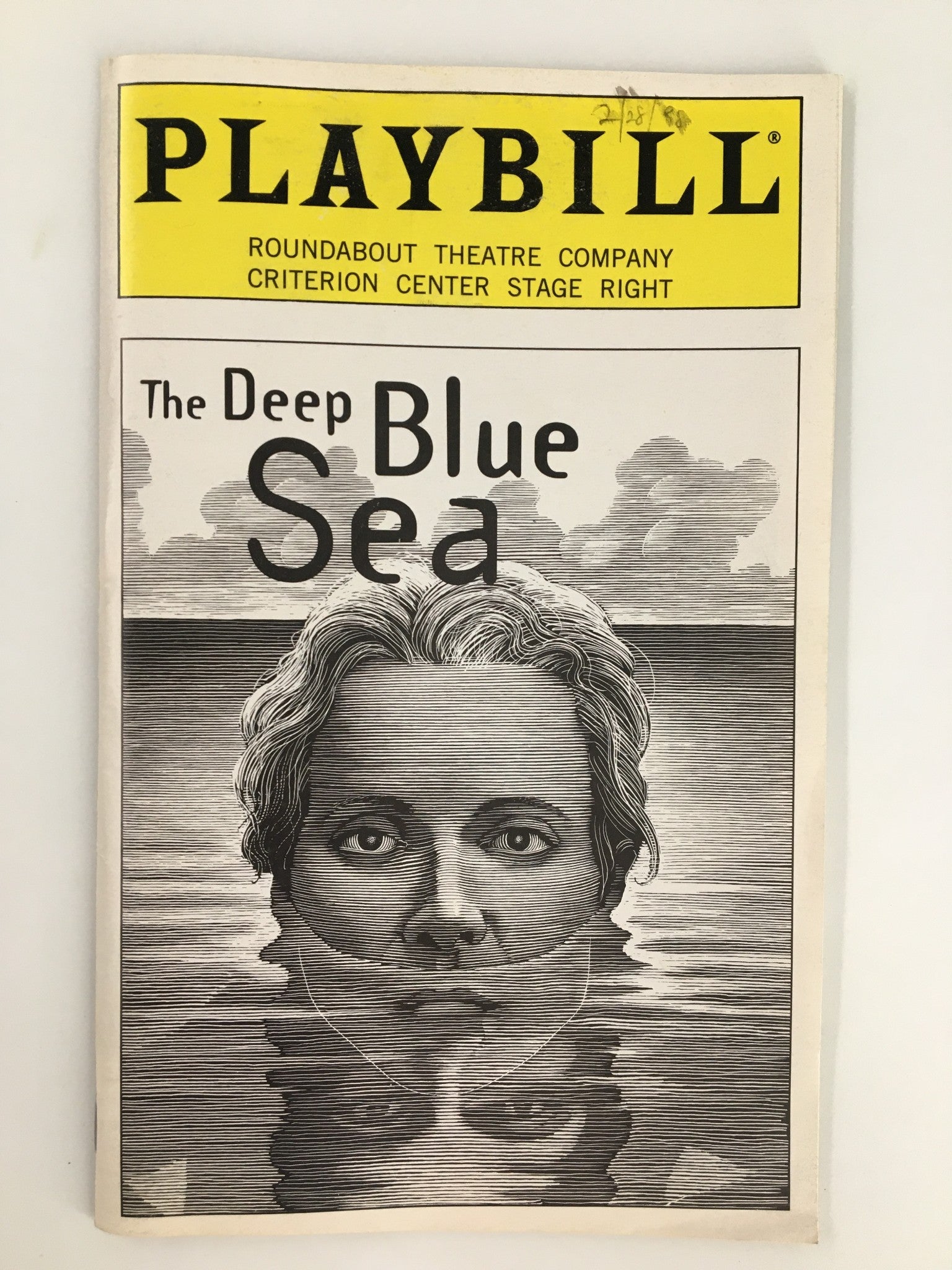 1998 Playbill Criterion Center Stage Right David Conrad in The Deep Blue Sea