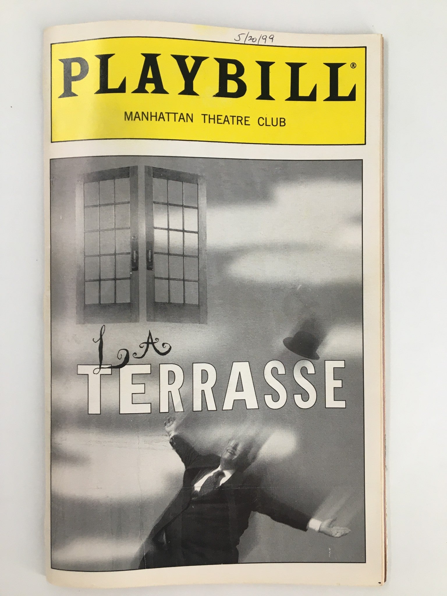 1999 Playbill Manhattan Theatre Club Tom Aldredge, Annie Golden in La Terrasse