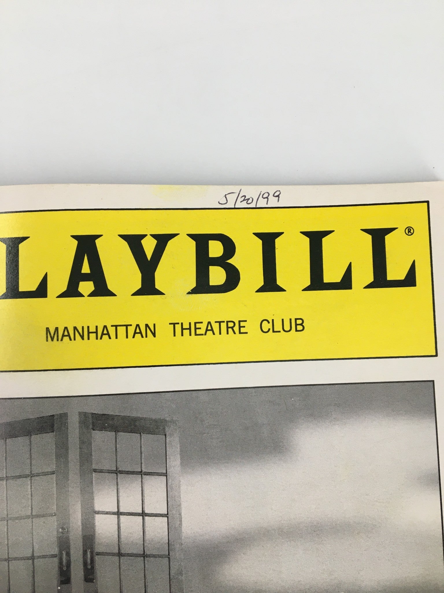 1999 Playbill Manhattan Theatre Club Tom Aldredge, Annie Golden in La Terrasse