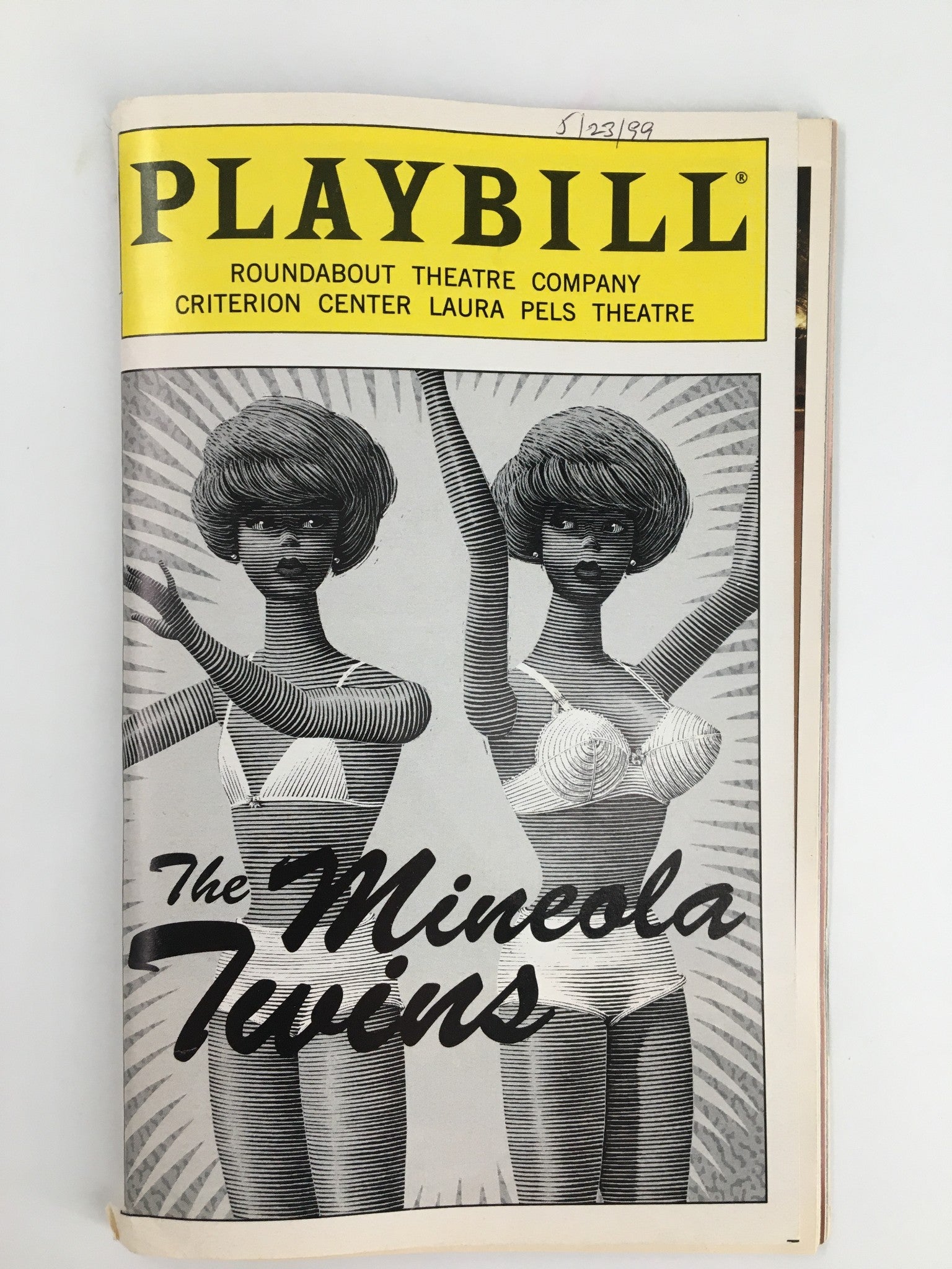 1999 Playbill Criterion Center Laura Pels Theatre Julie Kavner The Mineola Twins