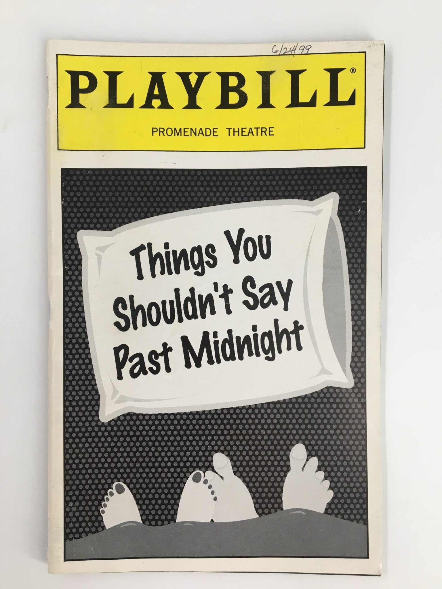 1999 Playbill The Promenade Theatre Things You Shouldn't Say Past Midnight