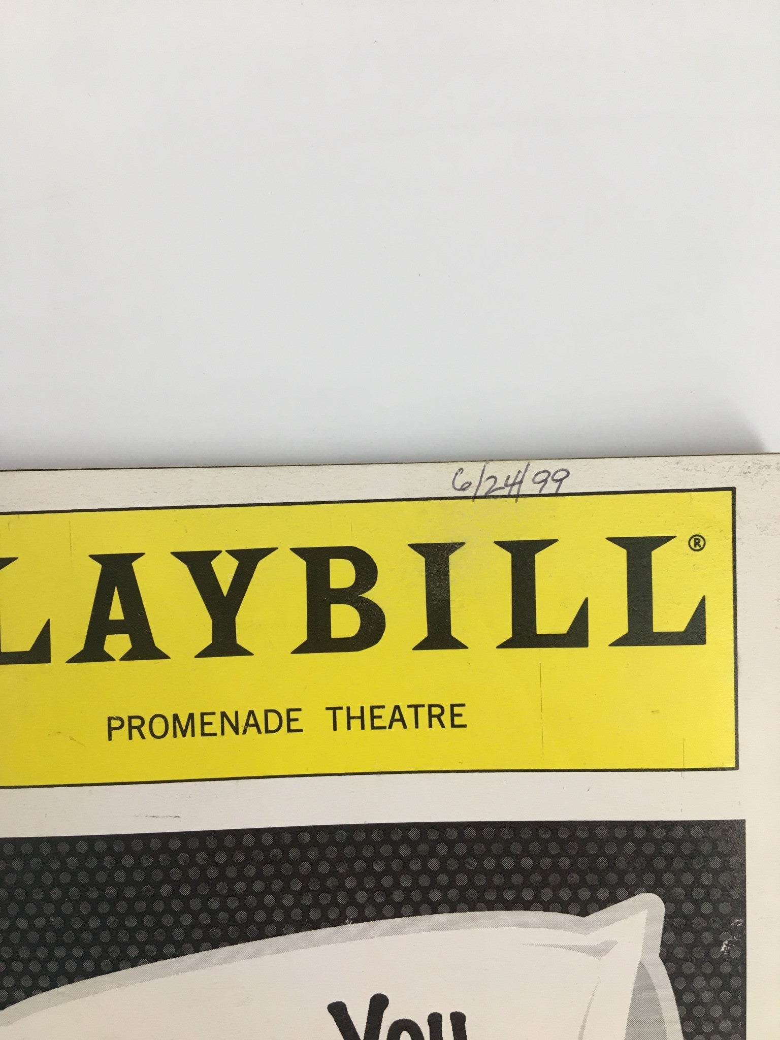 1999 Playbill The Promenade Theatre Things You Shouldn't Say Past Midnight