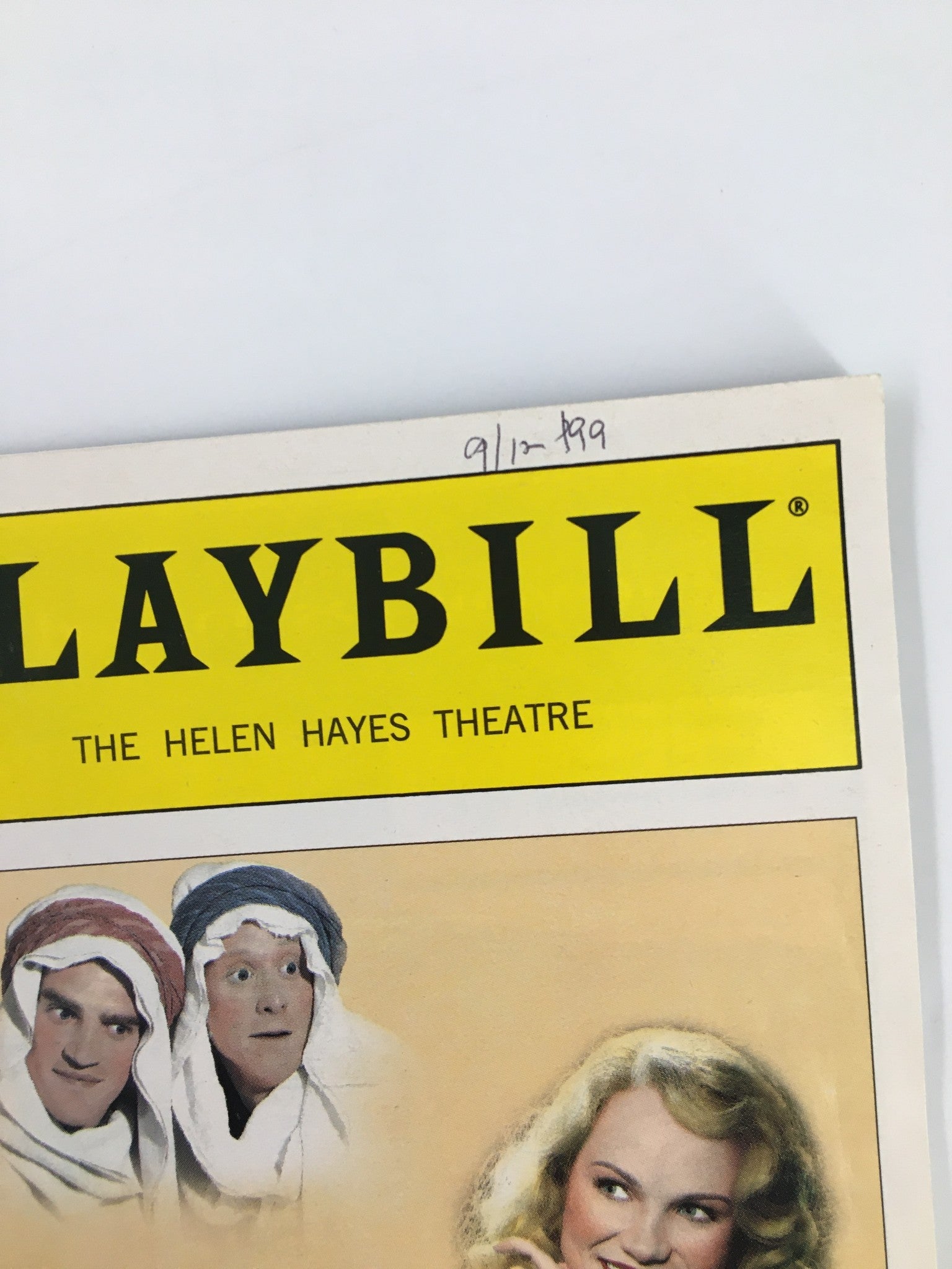 1999 Playbill The Helen Hayes Theatre Bob Cuillo, Brent Peek in Epic Proportions