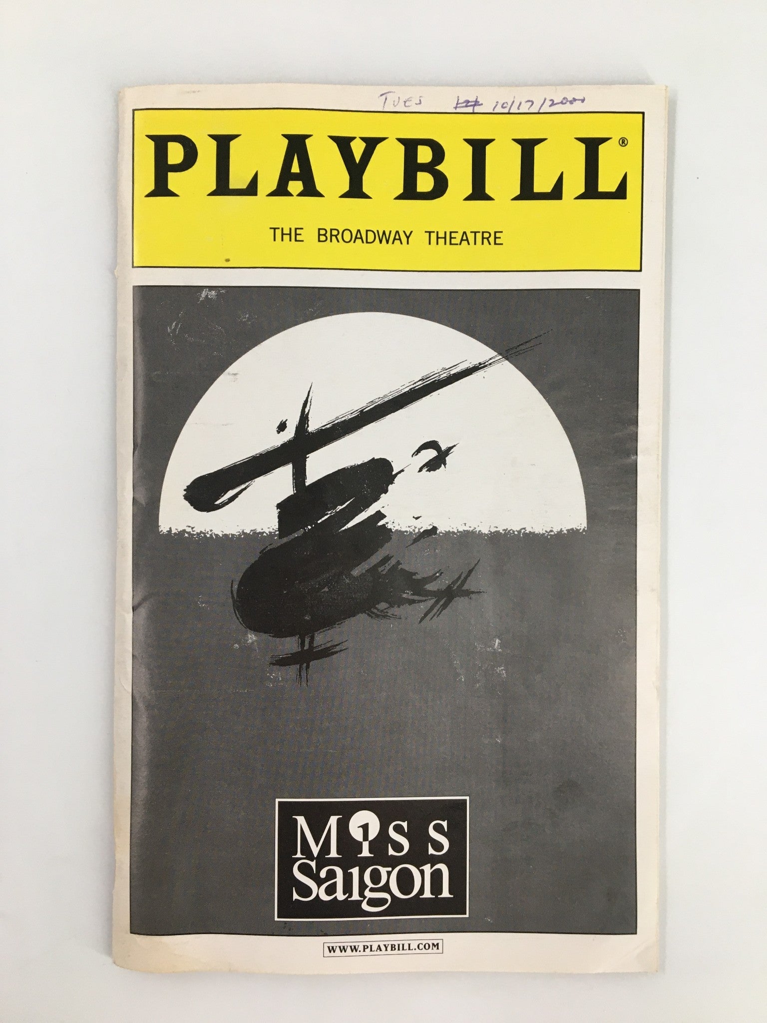 2000 Playbill Broadway Theatre Elizabeth Paw as Kim in Miss Saigon