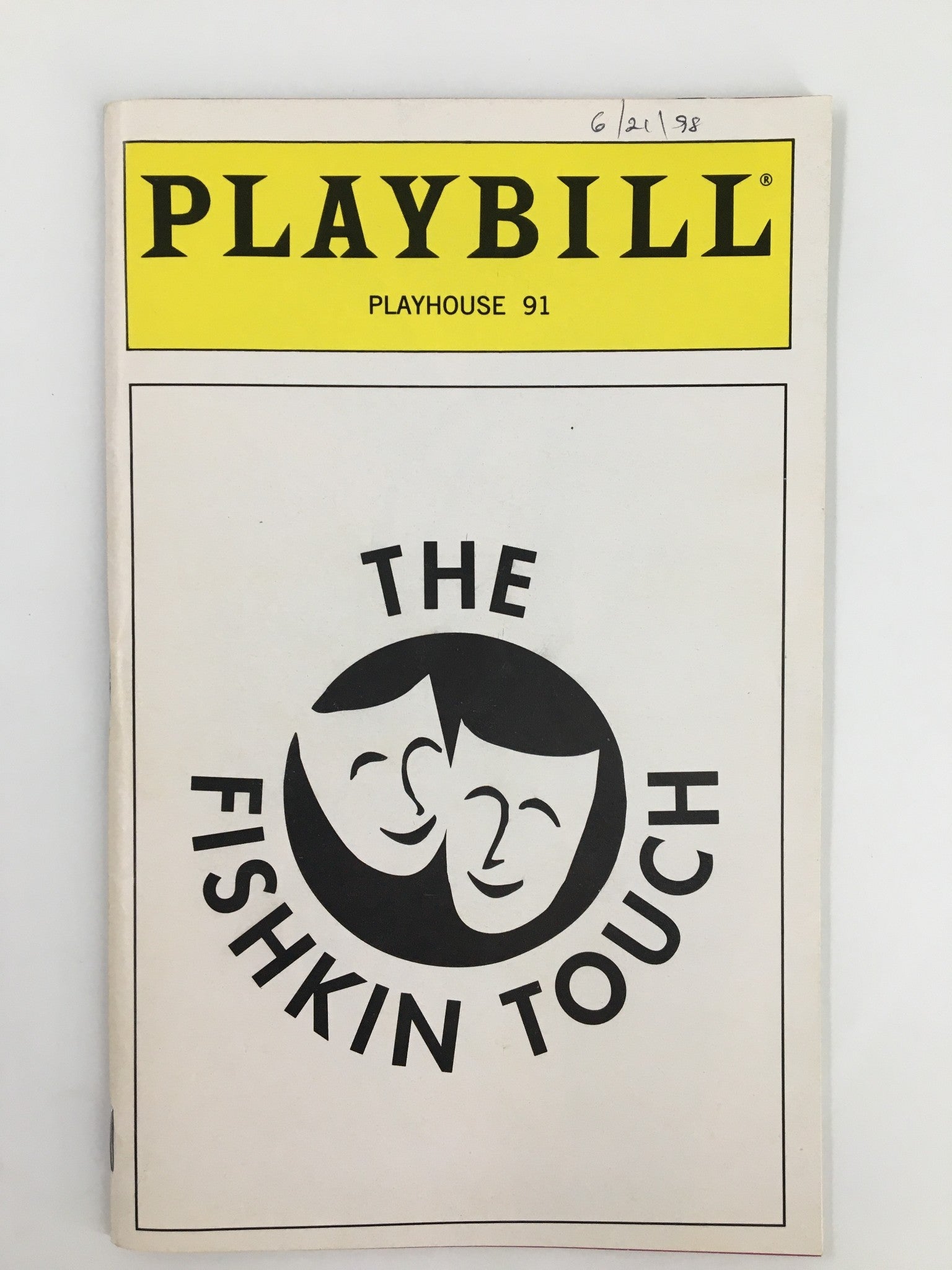 1998 Playbill Jewish Repertory Theatre Mike Burstyn in The Fishkin Touch