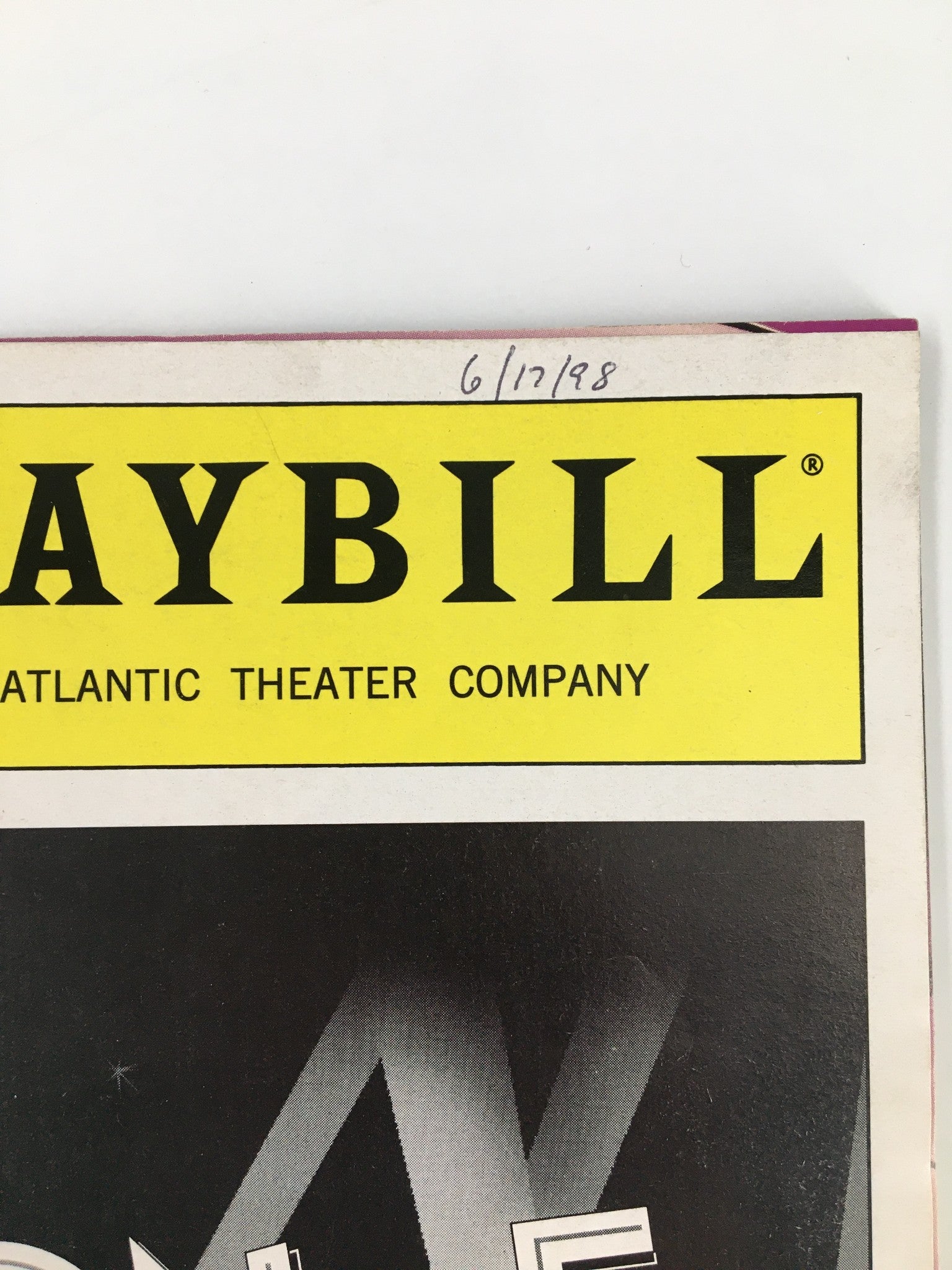 1998 Playbill Atlantic Theater Company Leslie Beatty in Once in a Lifetime