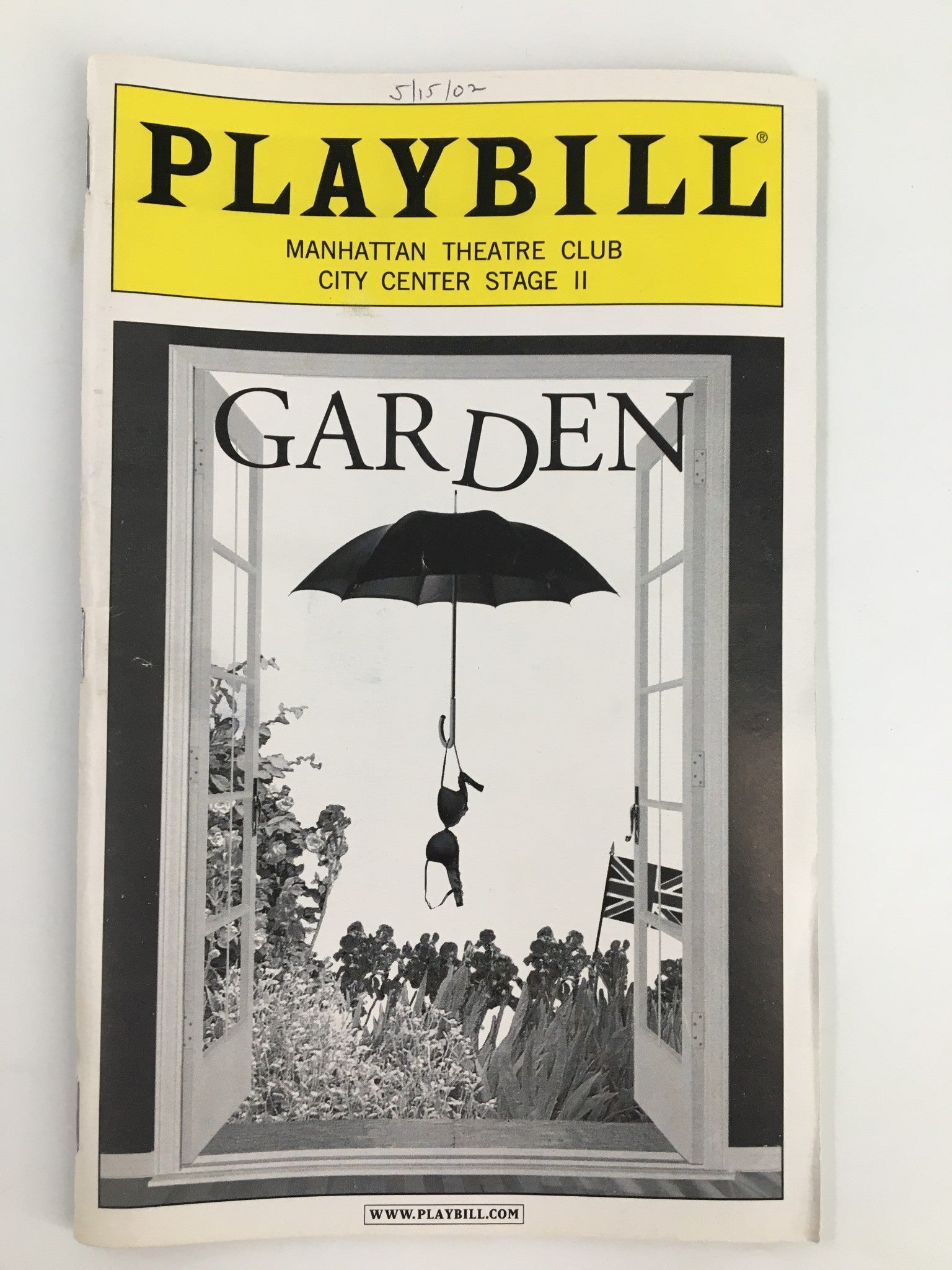 2002 Playbill Manhattan Theatre Club Patricia Conolly, Veanne Cox in Garden