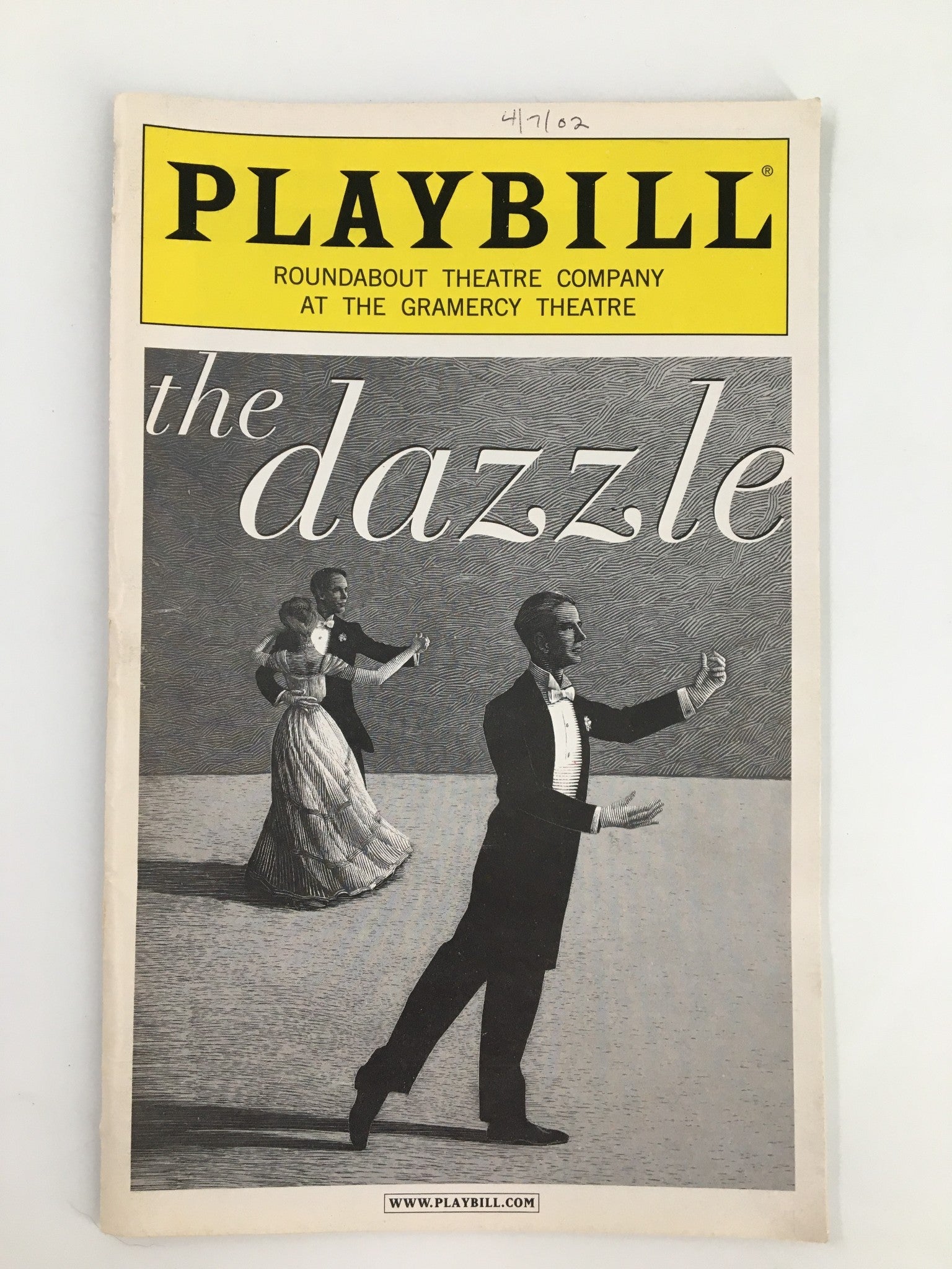 2002 Playbill Gramercy Theatre Peter Frechette, Reg Rogers in The Dazzle