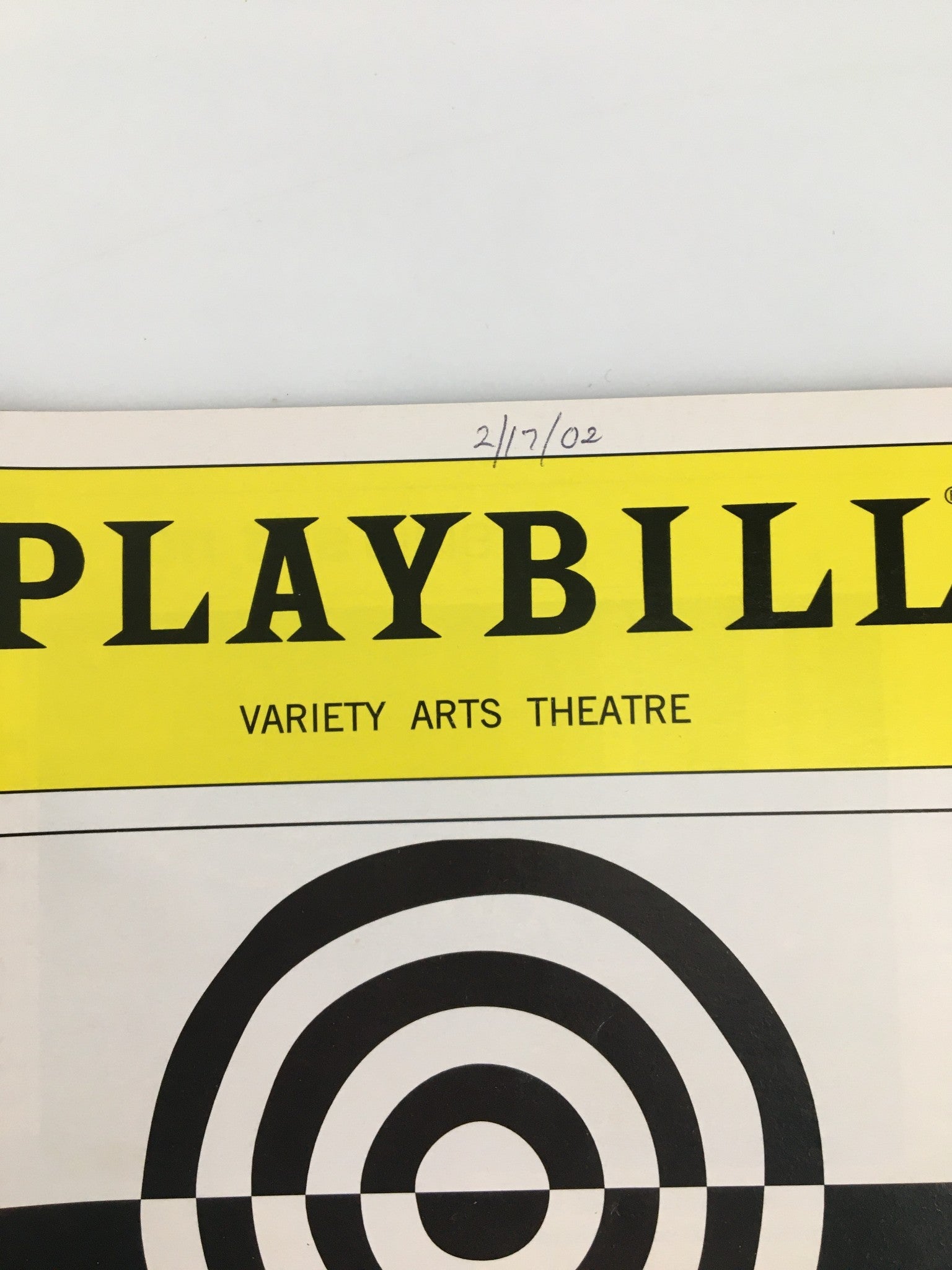 2002 Playbill Variety Arts Theatre Shirley Knight in Necessary Targets