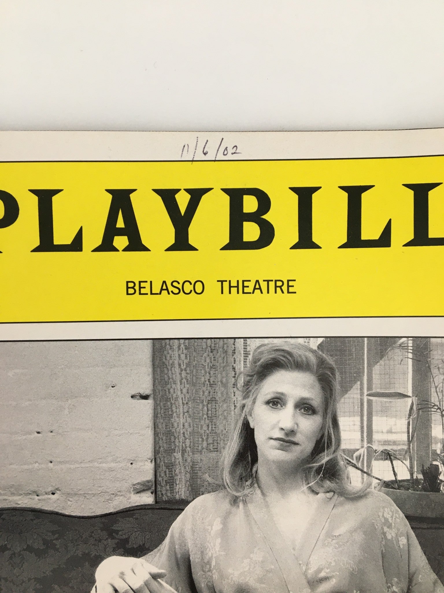 2002 Playbill Belasco Theatre Franky and Johnny in The Clair de Lune