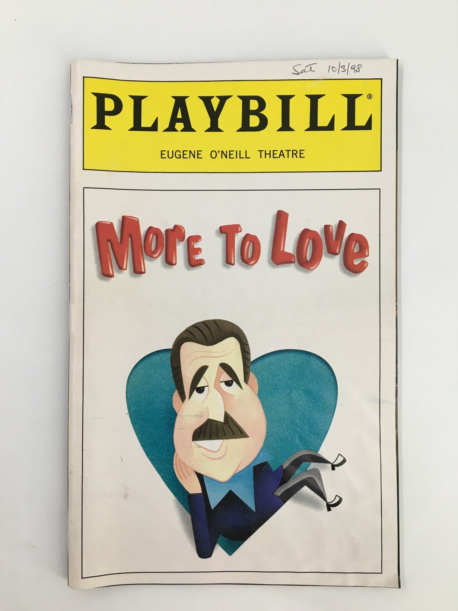 1998 Playbill Eugene O'Neill Theatre Rob Bartlett, Dana Reeve in More To Love