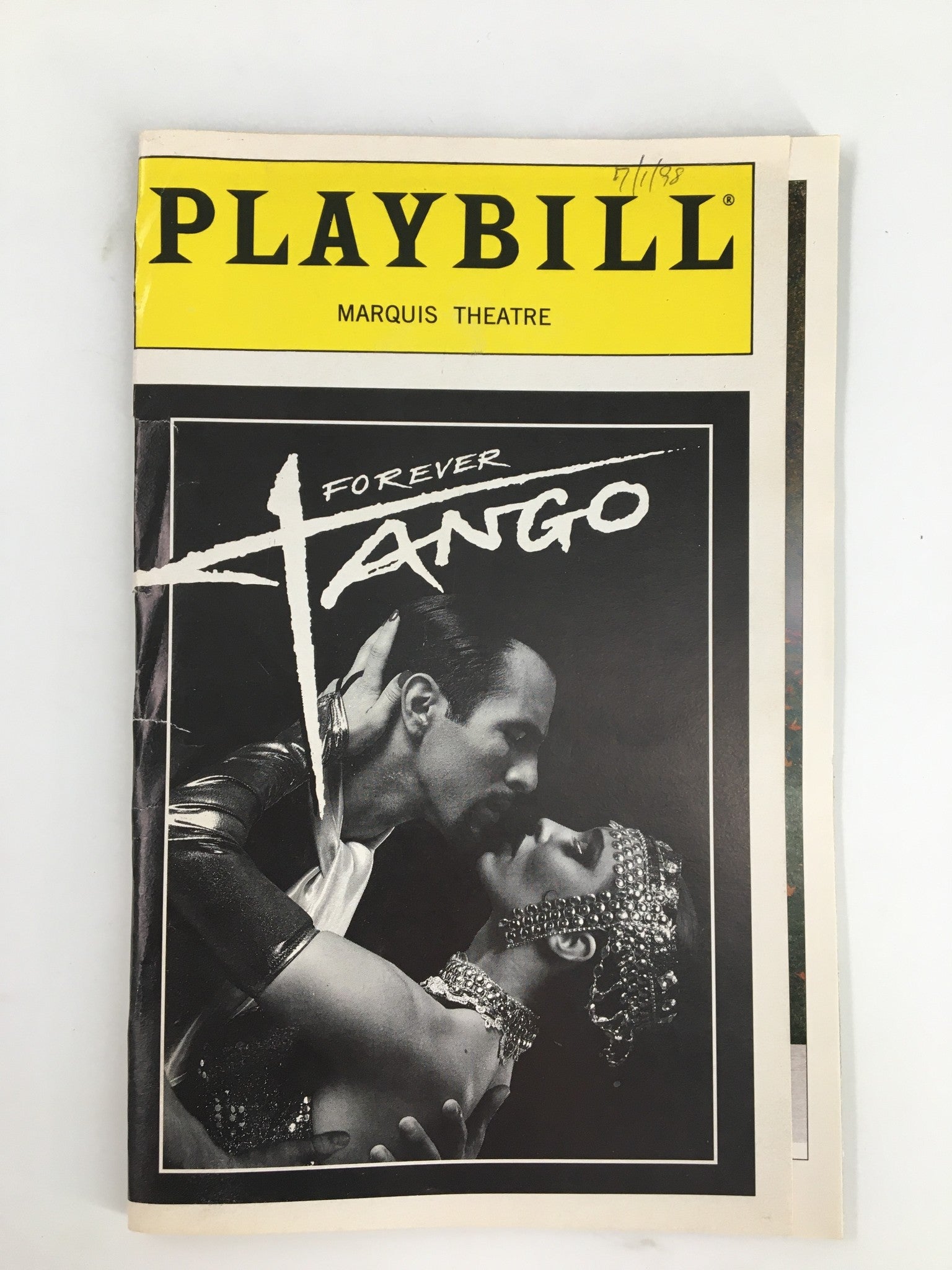 1998 Playbill Marquis Theatre Rolando Sandoval & Beverly Duran in Forever Tango