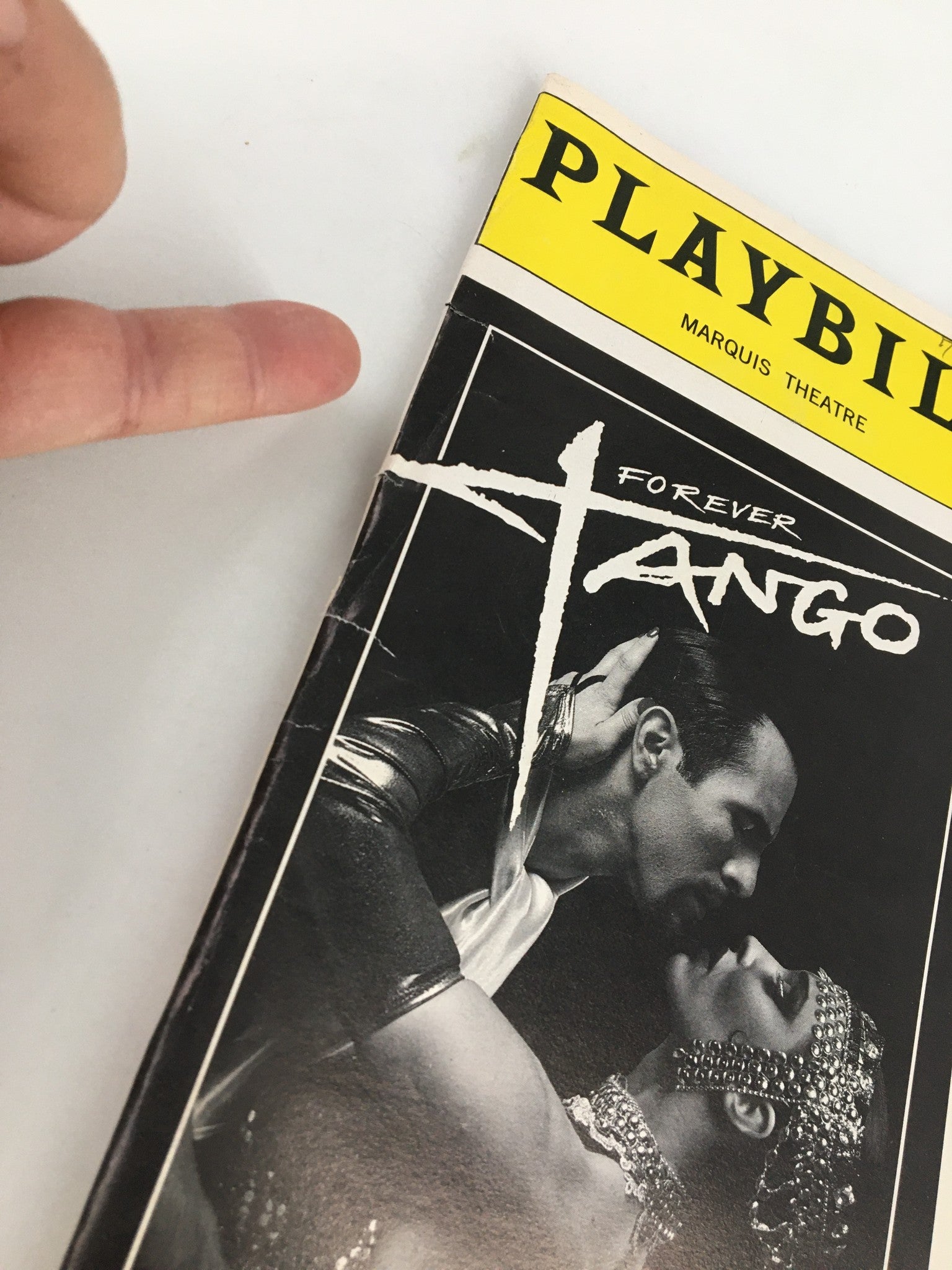 1998 Playbill Marquis Theatre Rolando Sandoval & Beverly Duran in Forever Tango