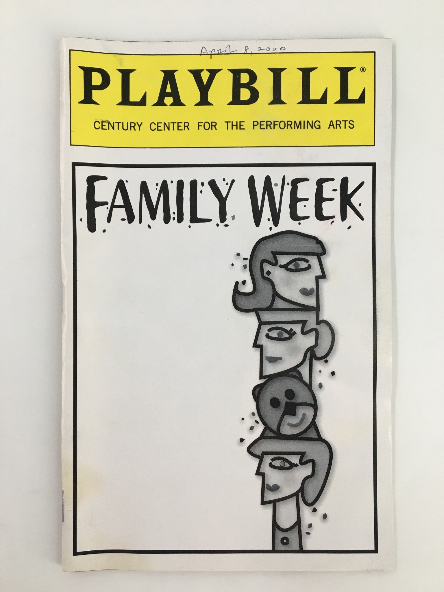 2000 Playbill Century Center for Performing Arts Carol Kane in Family Week