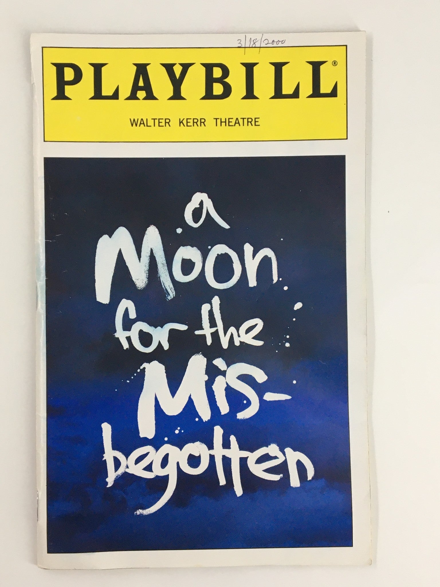 2000 Playbill Walter Kerr Theatre Cherry Jones in A Moon for the Misbegotten