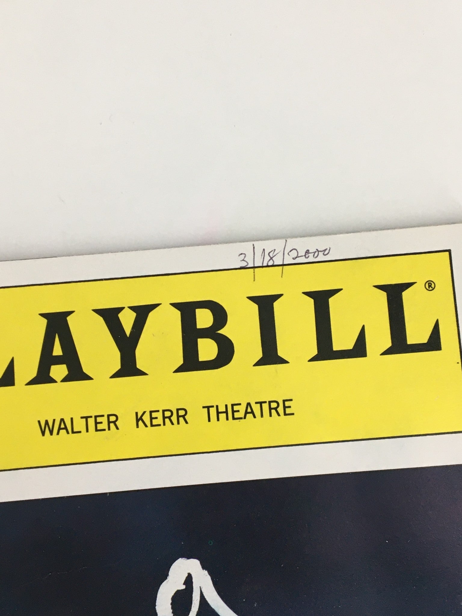 2000 Playbill Walter Kerr Theatre Cherry Jones in A Moon for the Misbegotten