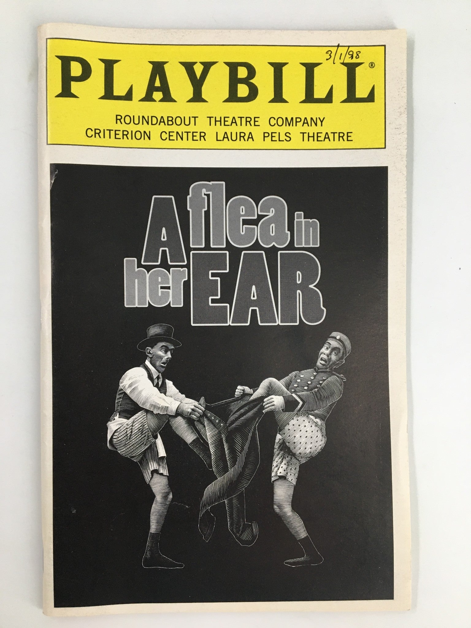 1998 Playbill Laura Pels Theatre Mark Linn-Baker in A Flea in her Ear