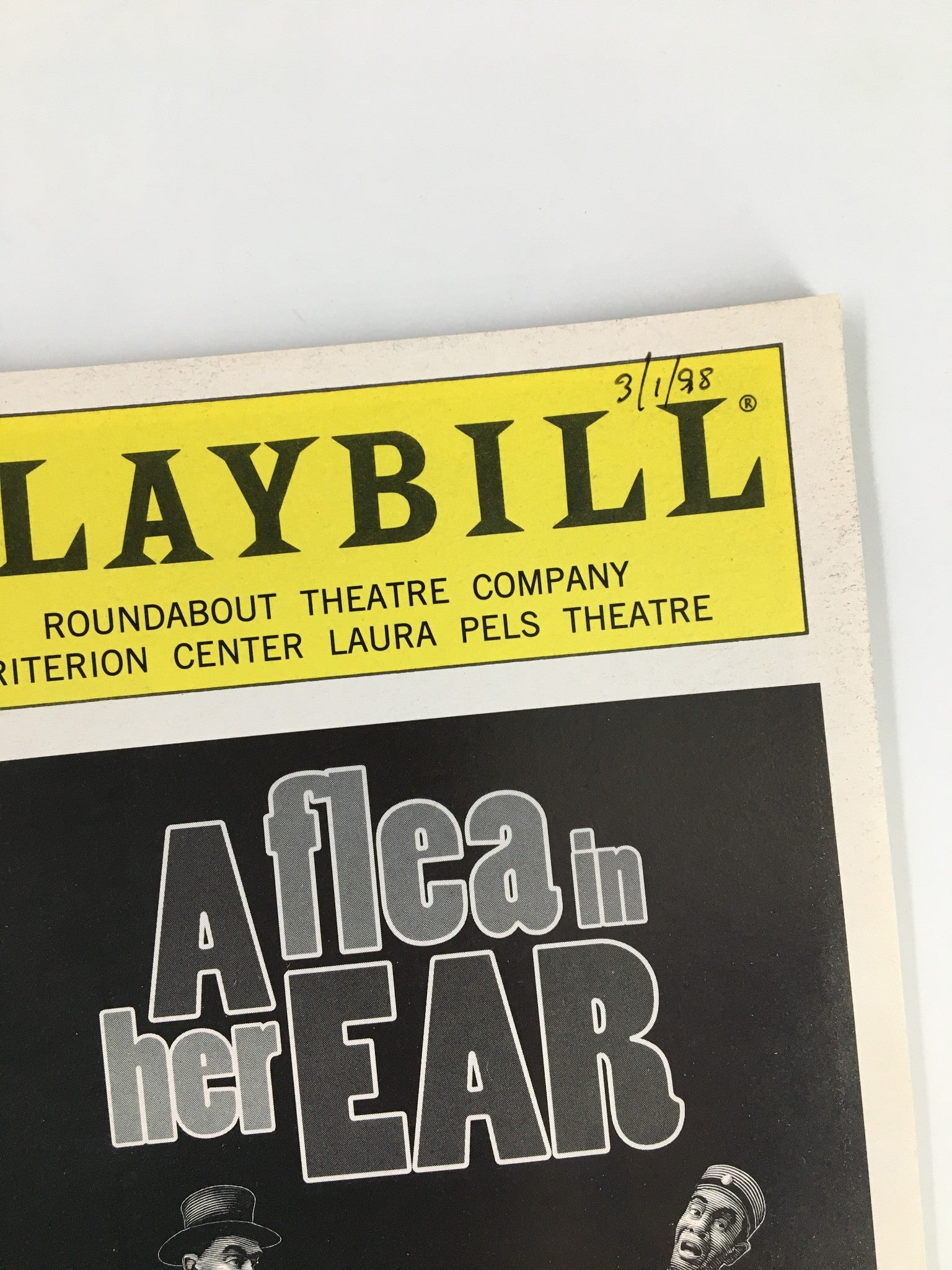 1998 Playbill Laura Pels Theatre Mark Linn-Baker in A Flea in her Ear