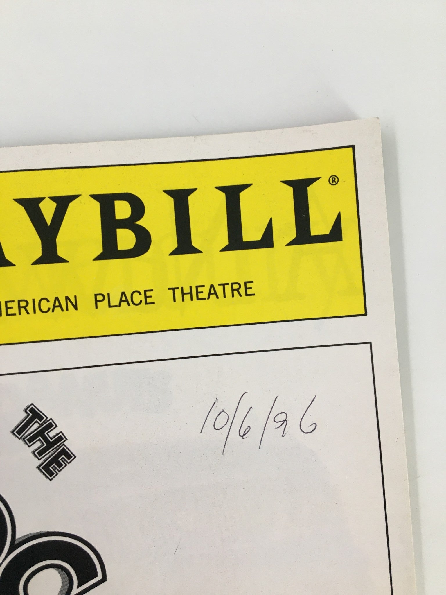 1996 Playbill The American Palace Theatre Michael McGrath in The Cocoanuts