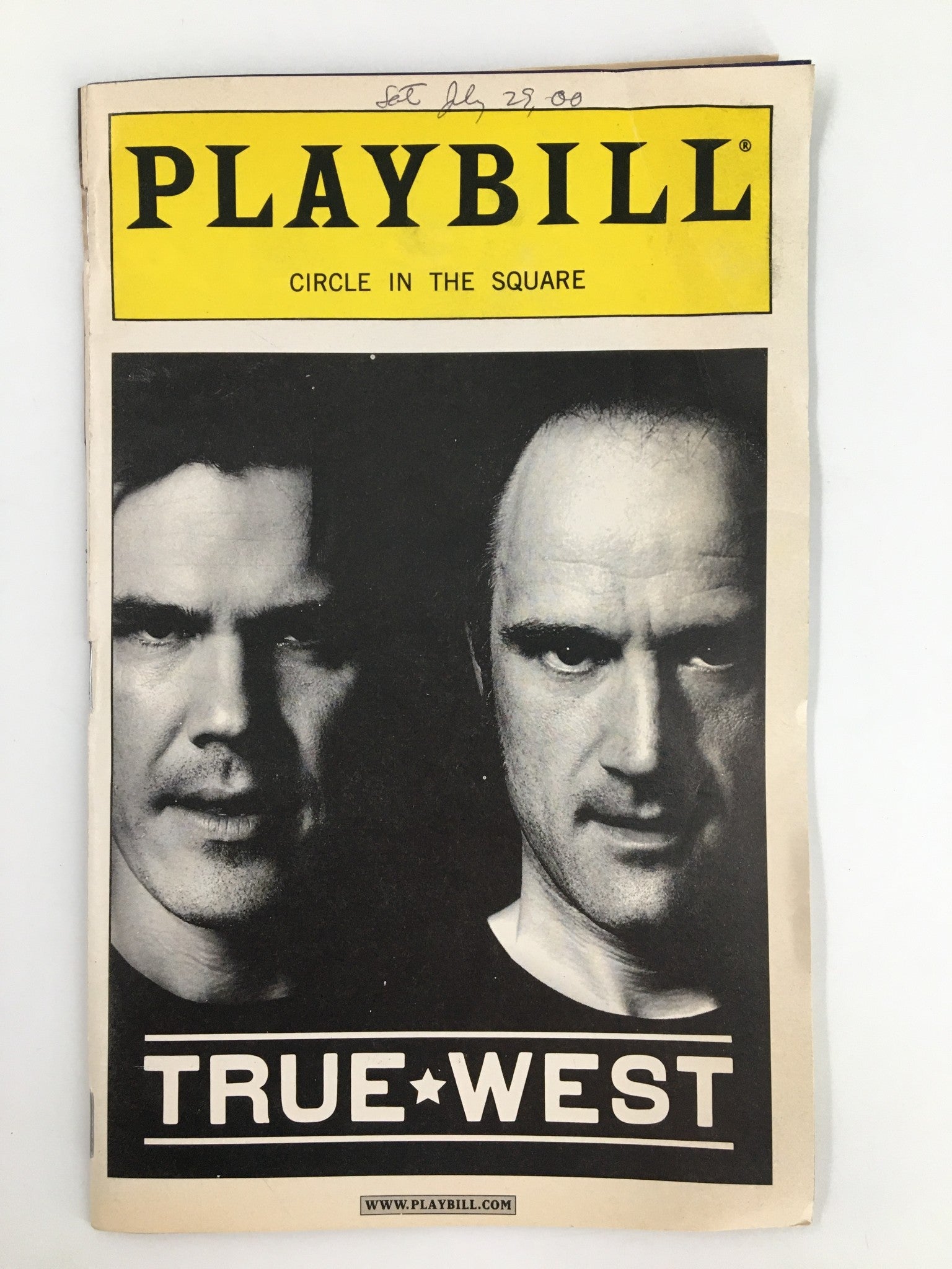 2000 Playbill Circle in the Square Josh Brolin, Elias Koteas in True West