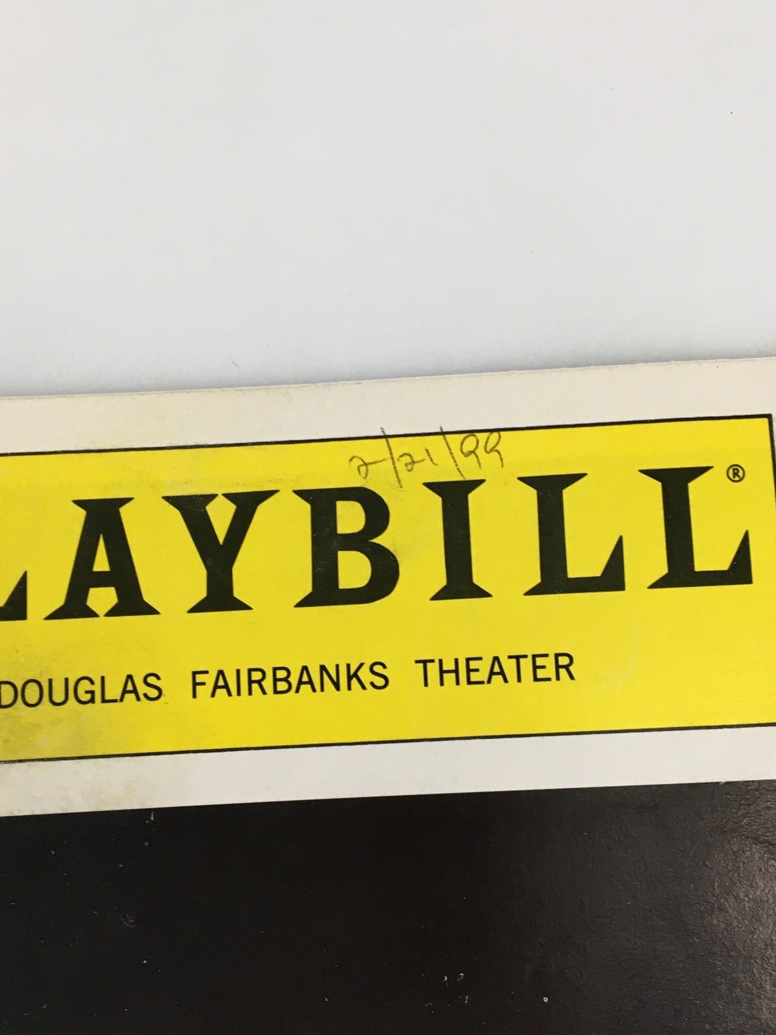 1999 Playbill Douglas Fairbanks Theater Mark Rosenthal in This Is Our Youth