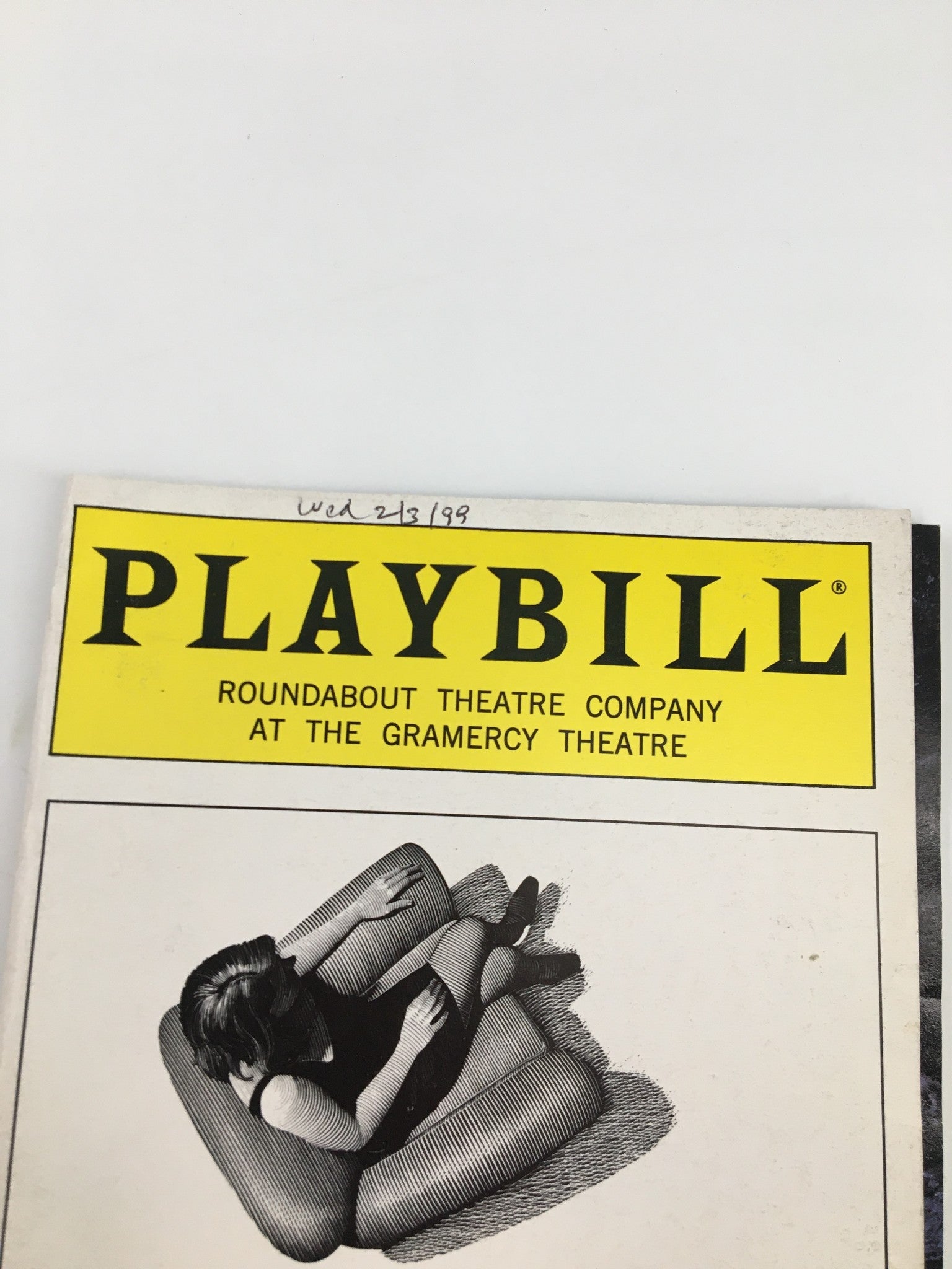 1999 Playbill Gramercy Theatre Lindsay Duncan David Strathairn in Ashes to Ashes