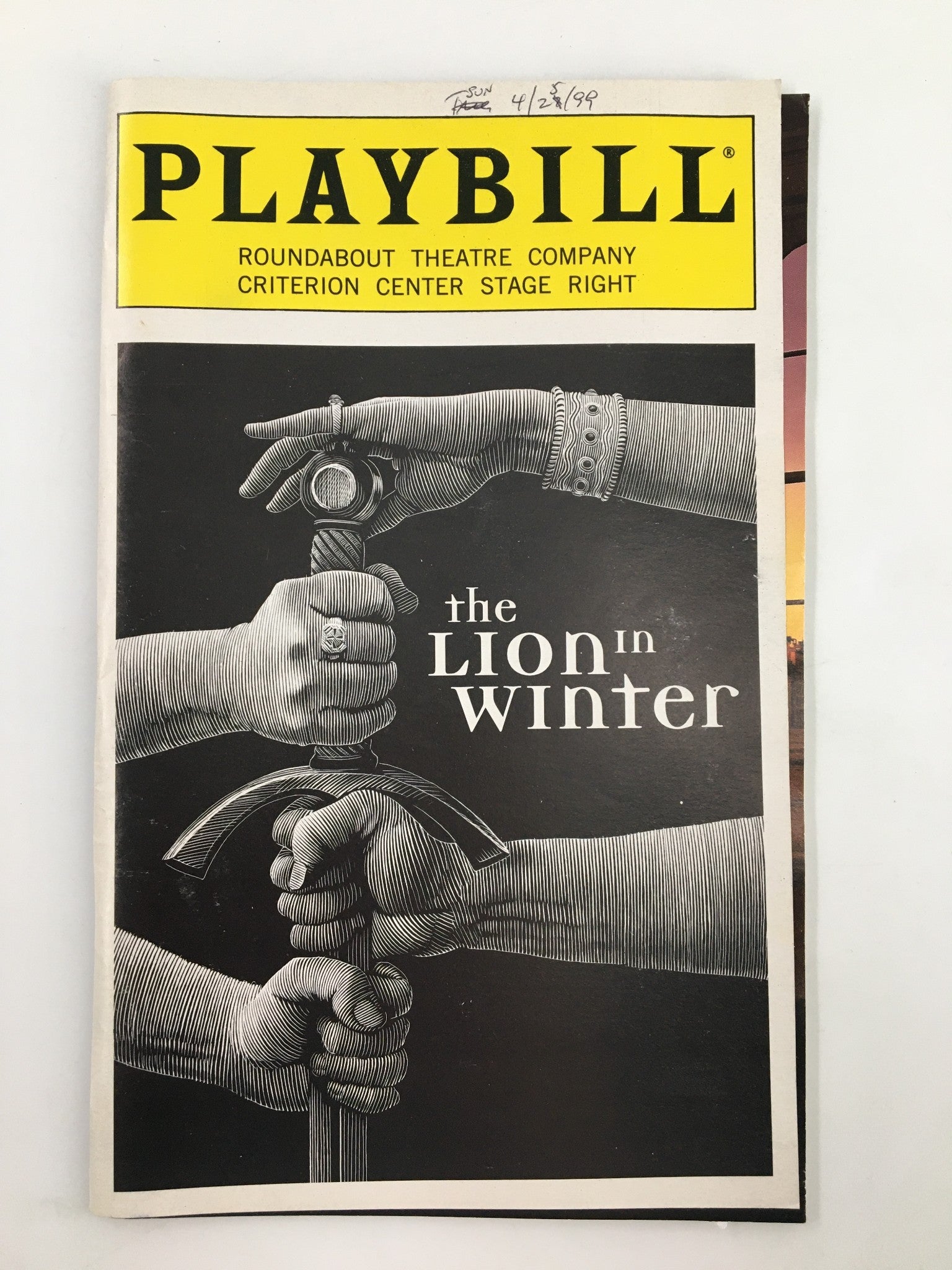 1999 Playbill Criterion Center Stage Right Emily Bergl in The Lion in Winter