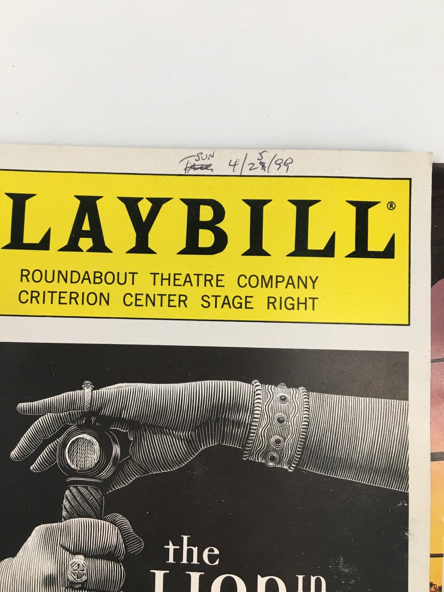 1999 Playbill Criterion Center Stage Right Emily Bergl in The Lion in Winter