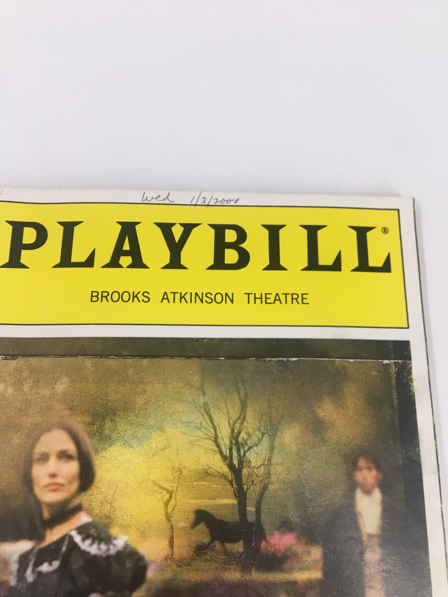 2000 Playbill Brooks Atkinson Theatre Marla Schaffel, James Barbour in Jane Eyre