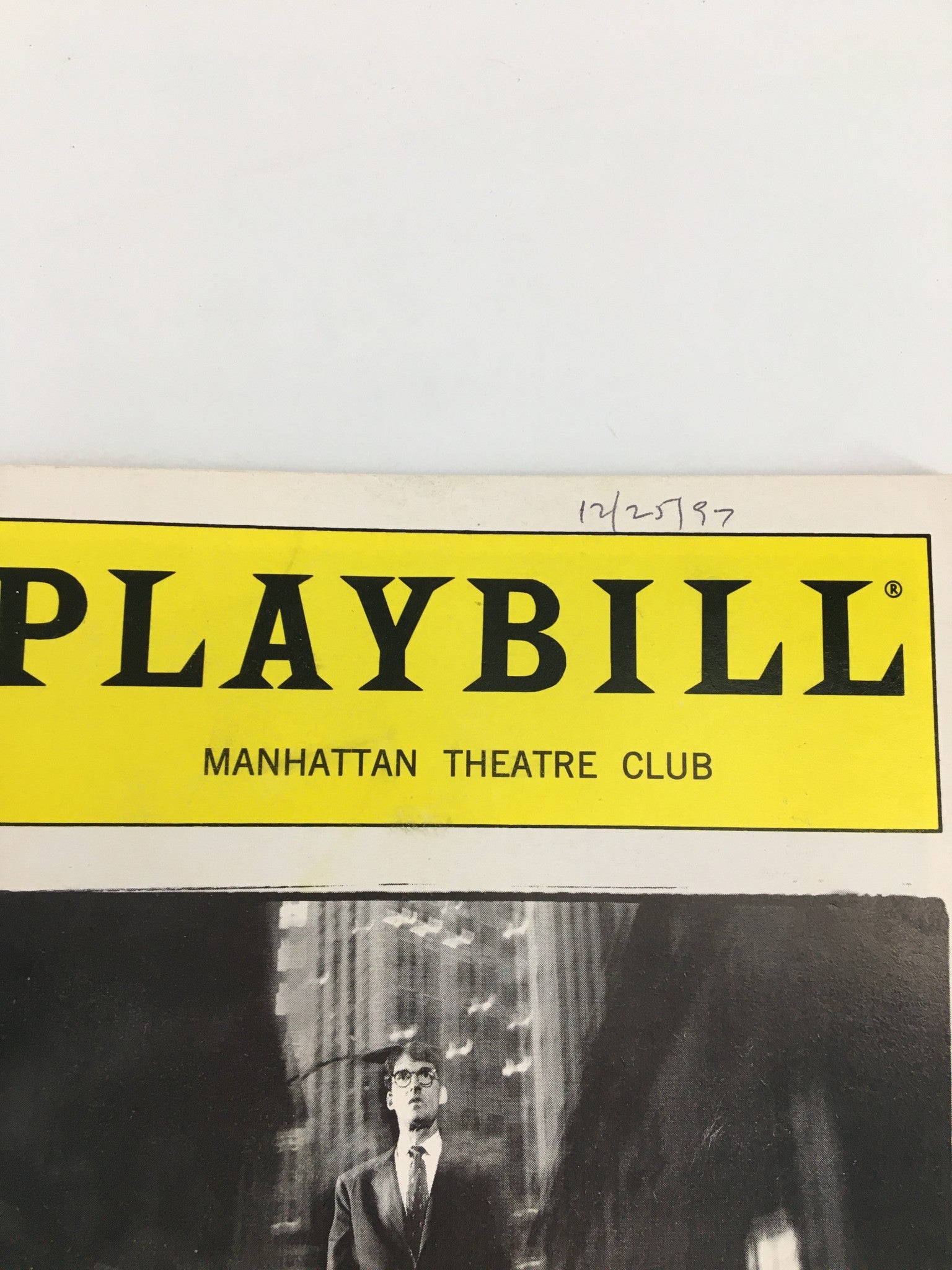 1997 Playbill Manhattan Theatre Club Patricia Clarkson in Three Days of Rain