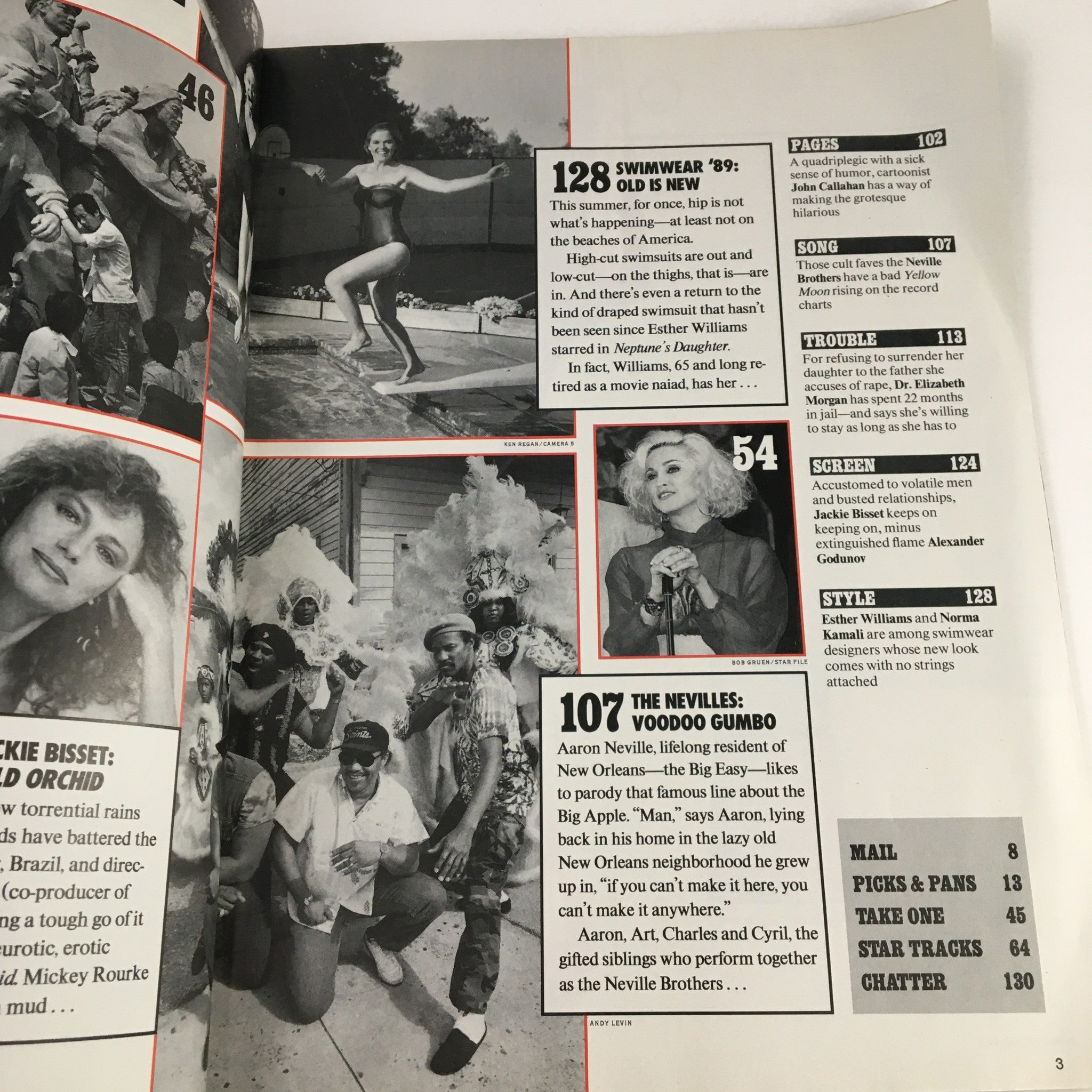 People Weekly Magazine June 12 1989 featuring swimwear trends, celebrity highlights, and Voodoo Gumbo music scene, showcasing vintage style and pop culture.