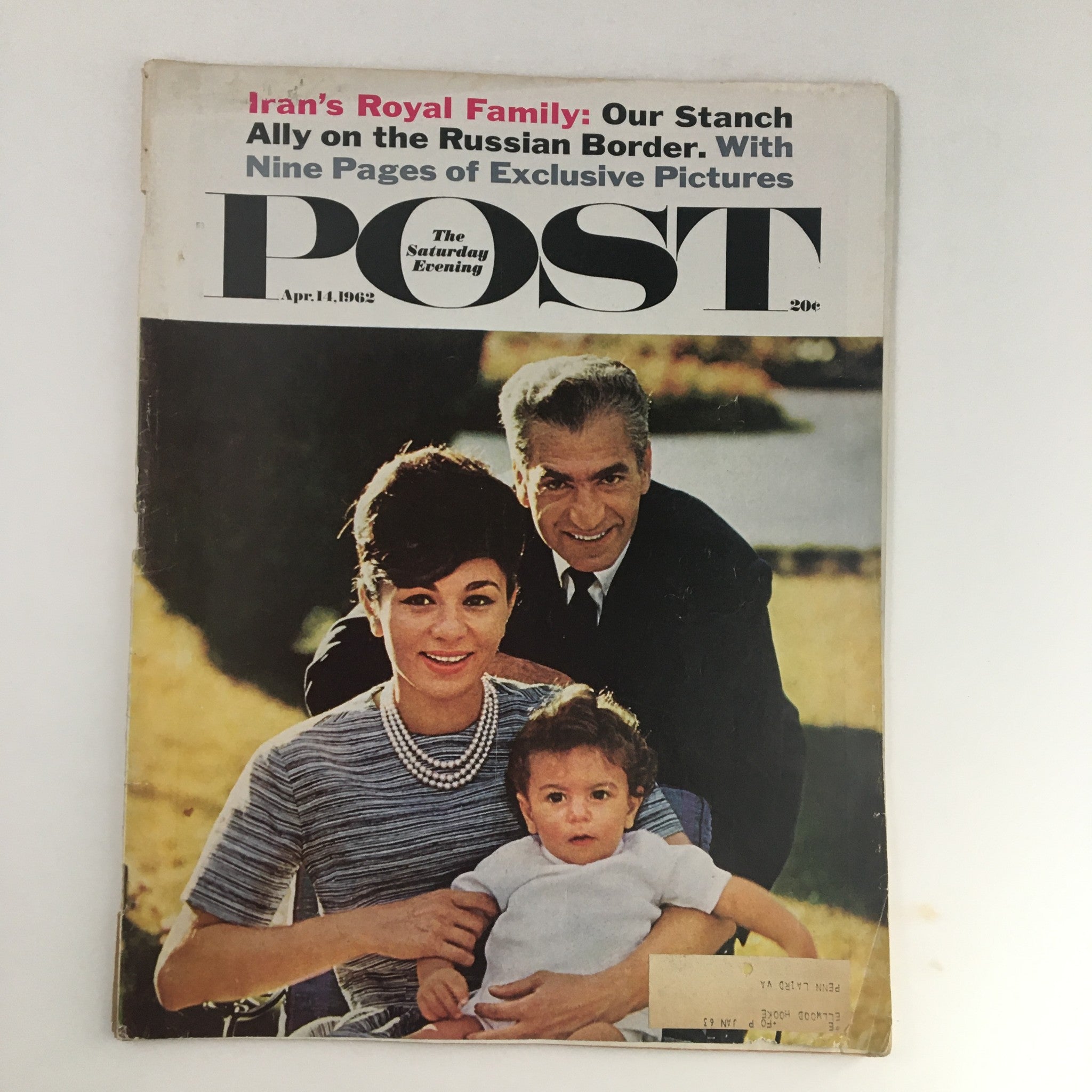 The Saturday Evening Post April 14 1962 King Mohammed Reza and Queen Farah