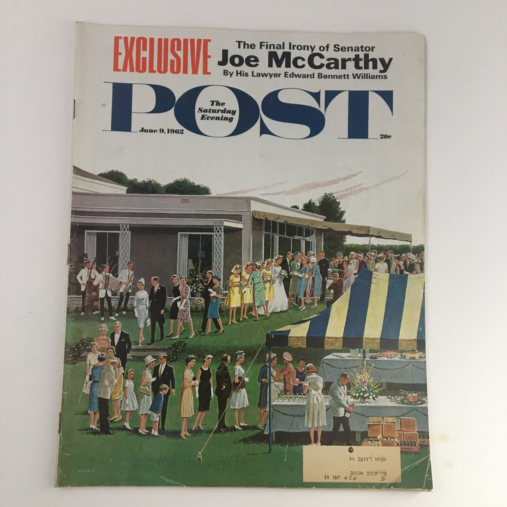 The Saturday Evening Post June 9 1962 The Final Irony of Senator Joe McCarthy