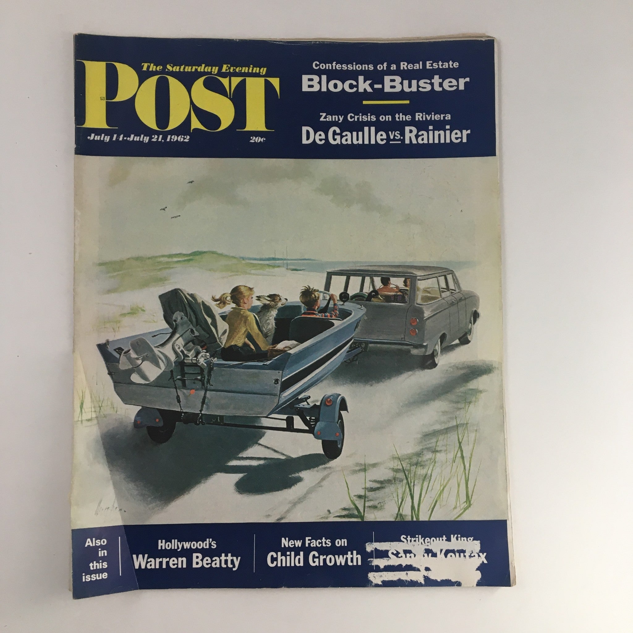 The Saturday Evening Post July 14 1962 Charles De Gaulle vs Prince Rainier