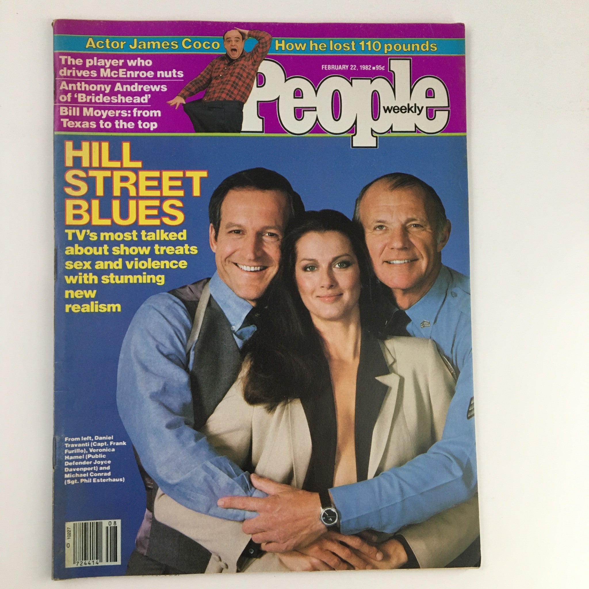 People Weekly Magazine February 22 1982 Daniel Travanti, Veronica Hamel No Label