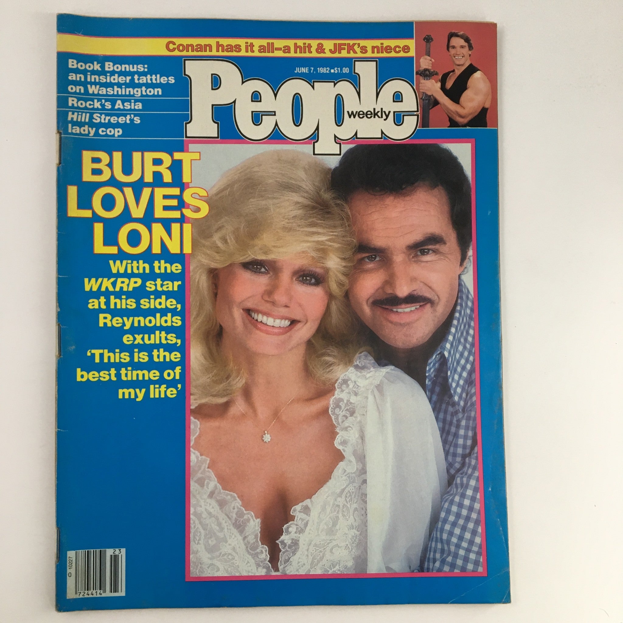 People Weekly Magazine June 7 1982 Burt Reynolds and Loni Anderson No Label