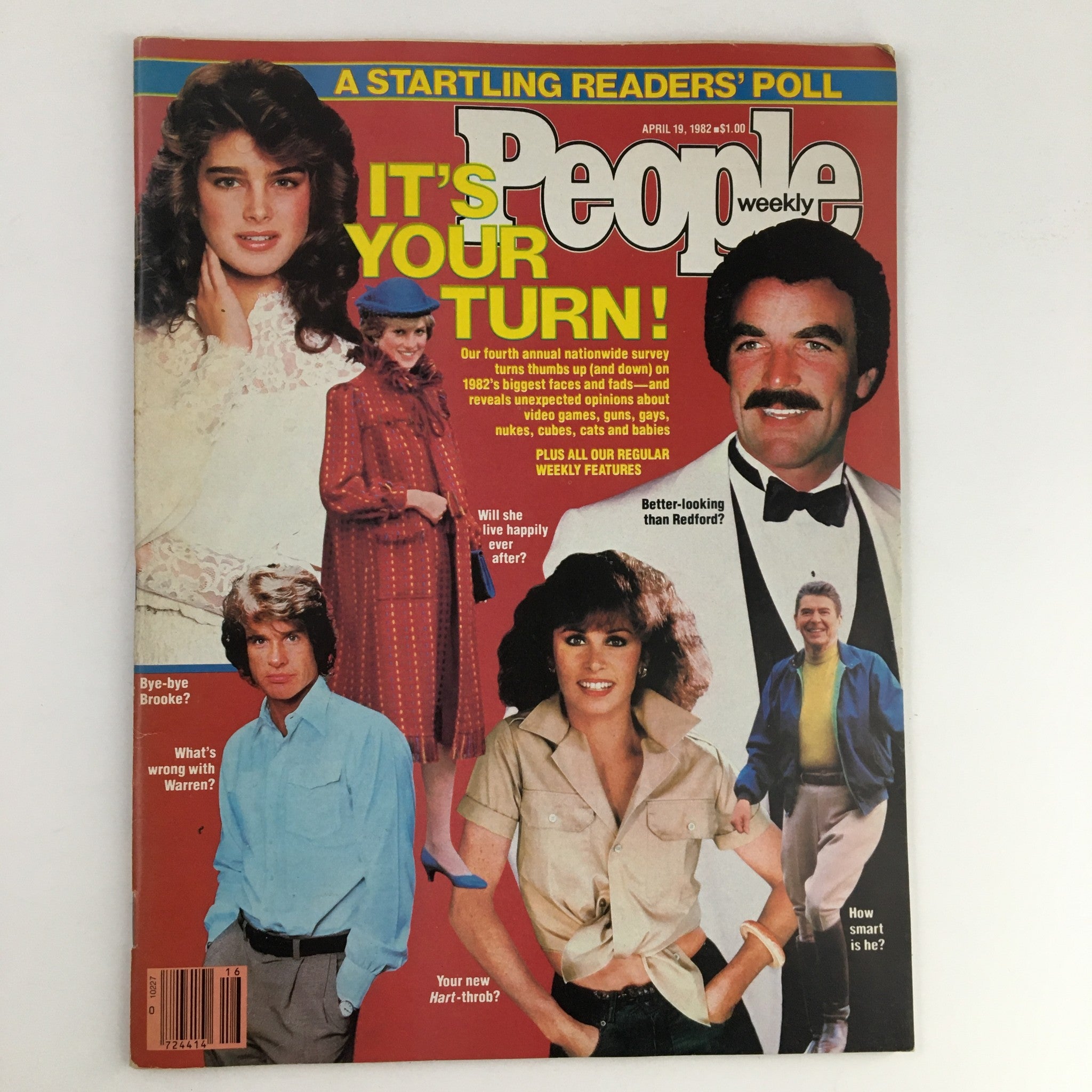 People Weekly Magazine April 19 1982 Brooke Shields and Princess Diana No Label