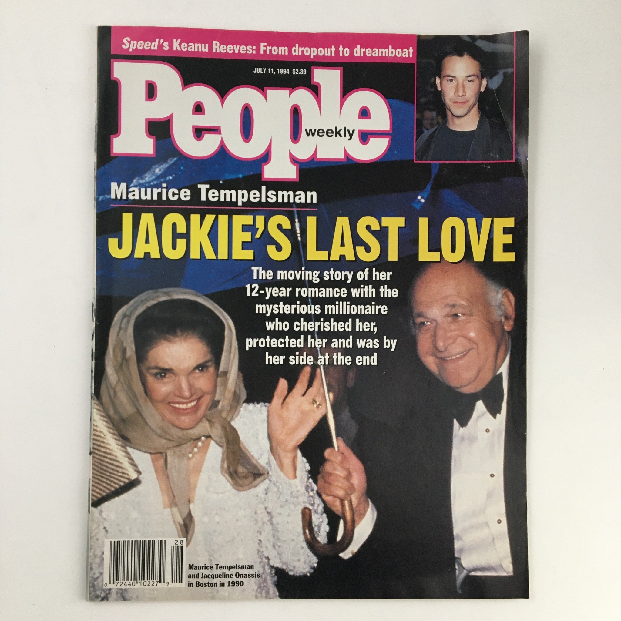 People Weekly Magazine July 11 1994 Jackie Onassis & Maurice Tempelsman No Label