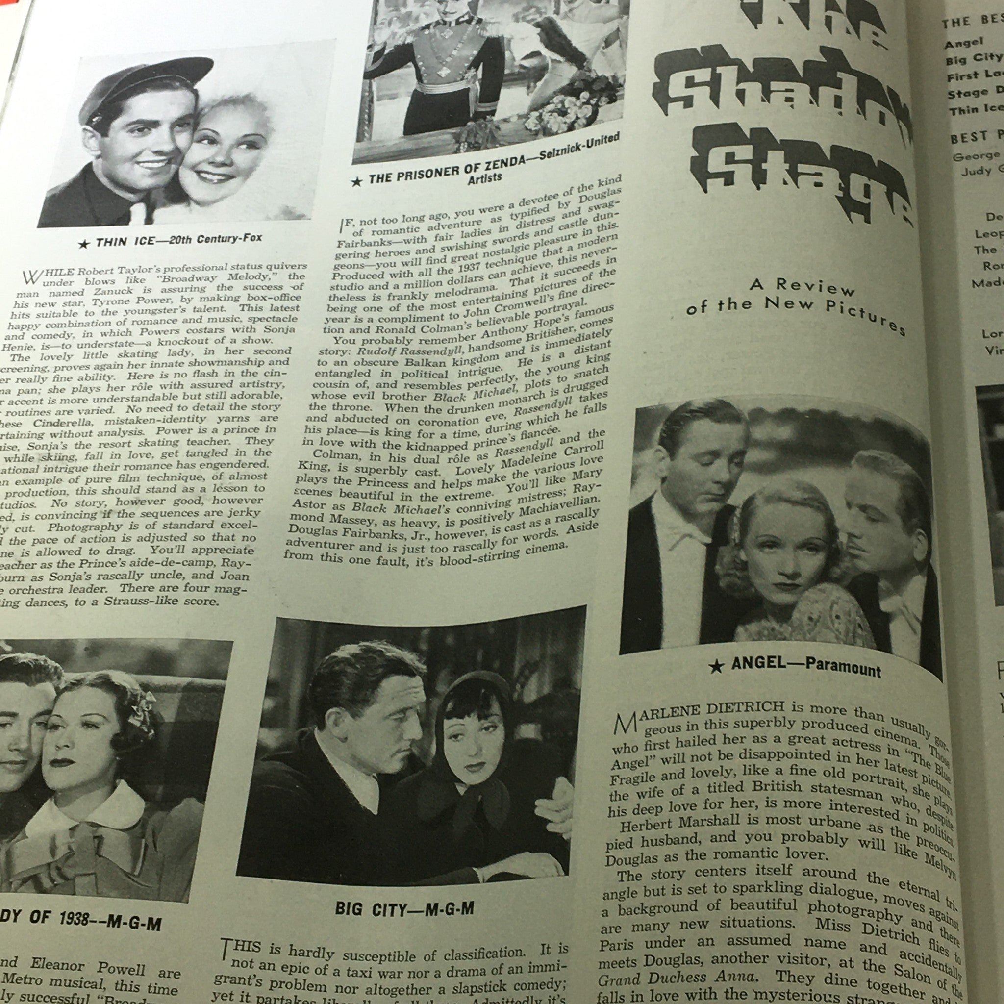 VTG Photoplay Magazine November 1937 Greta Garbo & Charles Boyer, Irene Dunne