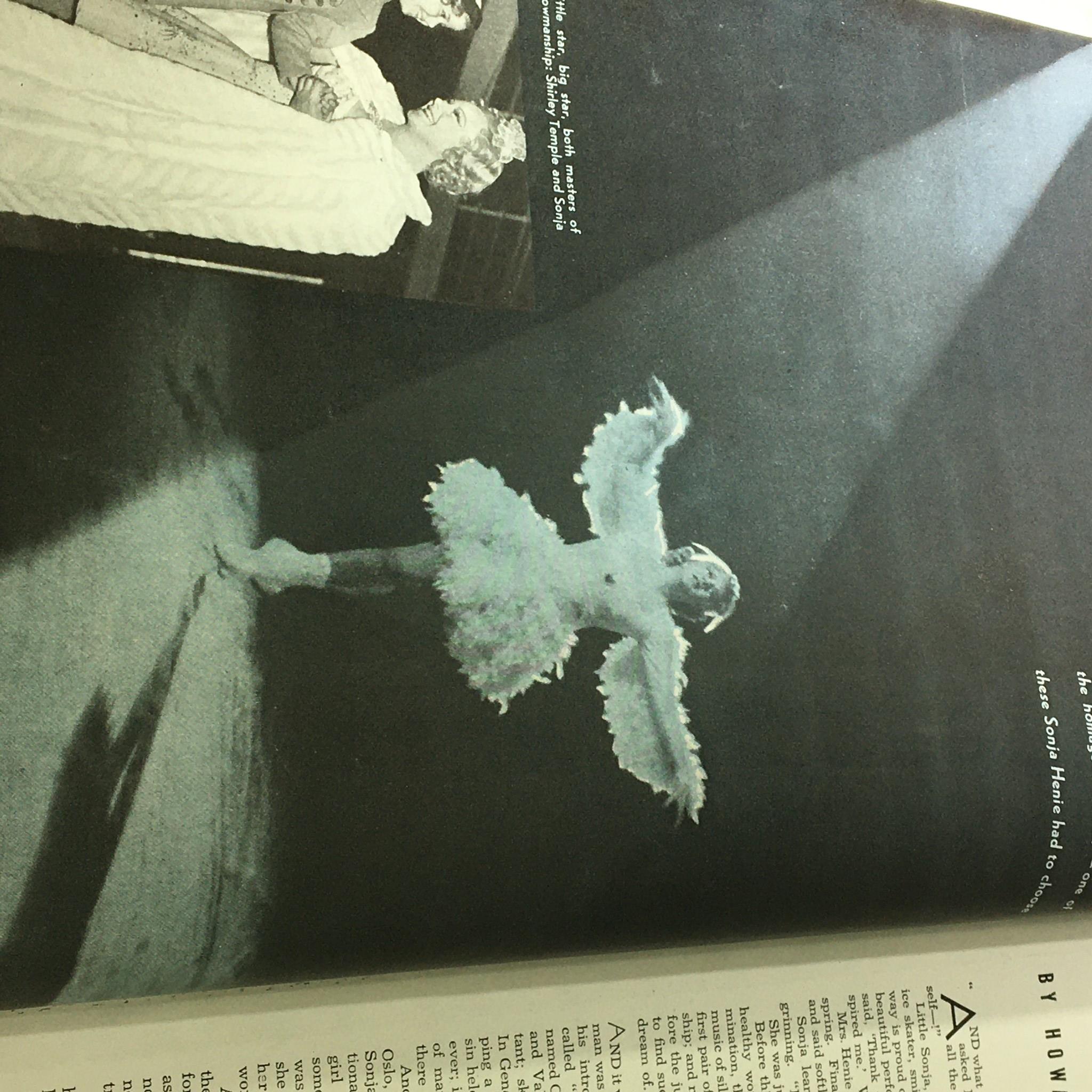 VTG Photoplay Magazine December 1937 featuring a black and white image of a performer in a feathered costume, illuminating the glamour of the era.