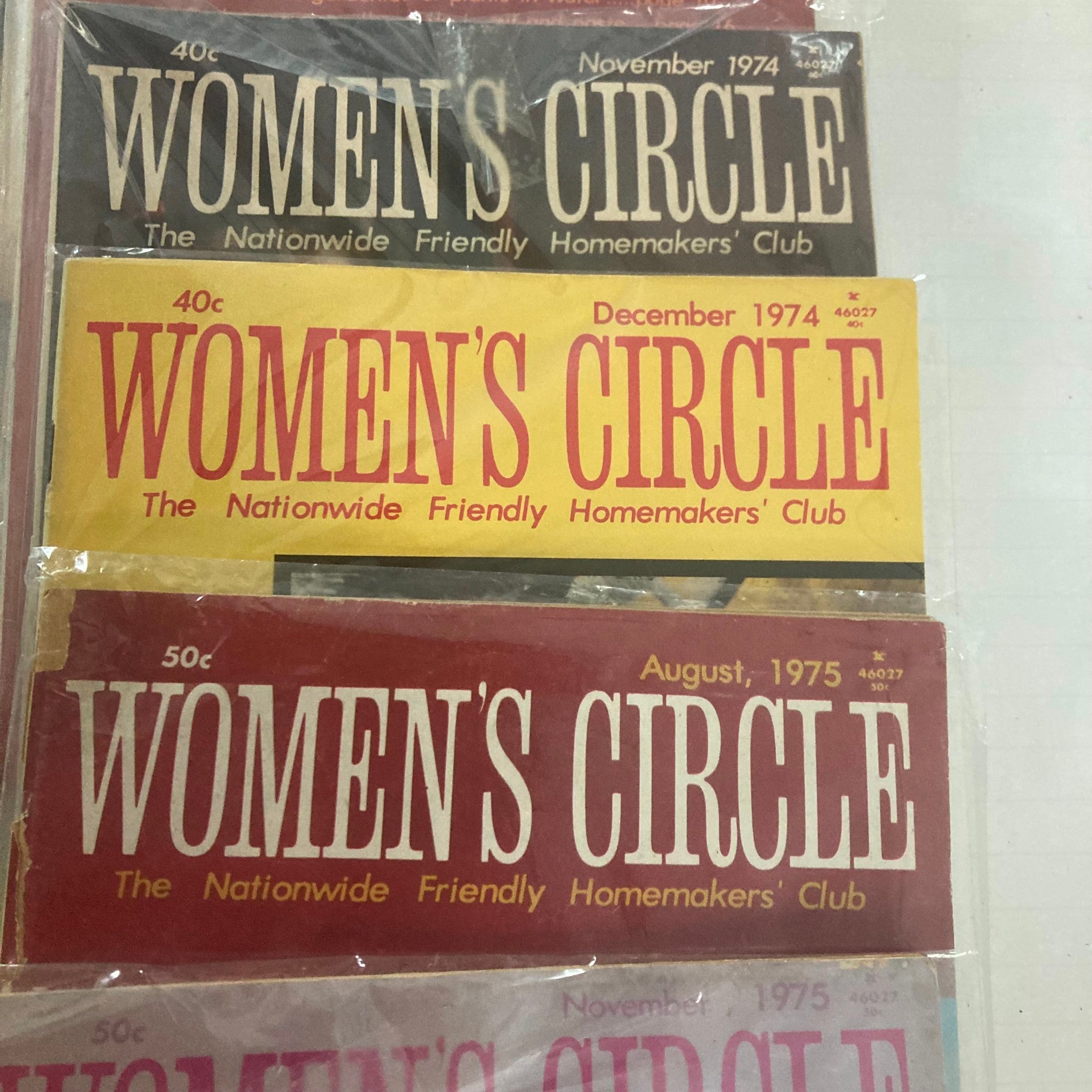 Lot of 28 1960s 1970s Women's Circle Friendly Homemakers' Club Magazine