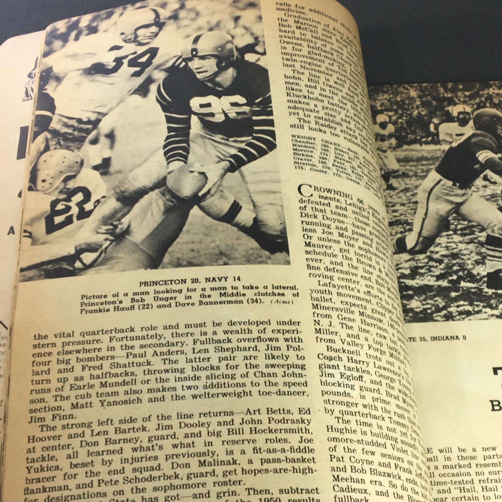 VTG Illustrated Football Annual Magazine 1951 - Les Richter U. of California