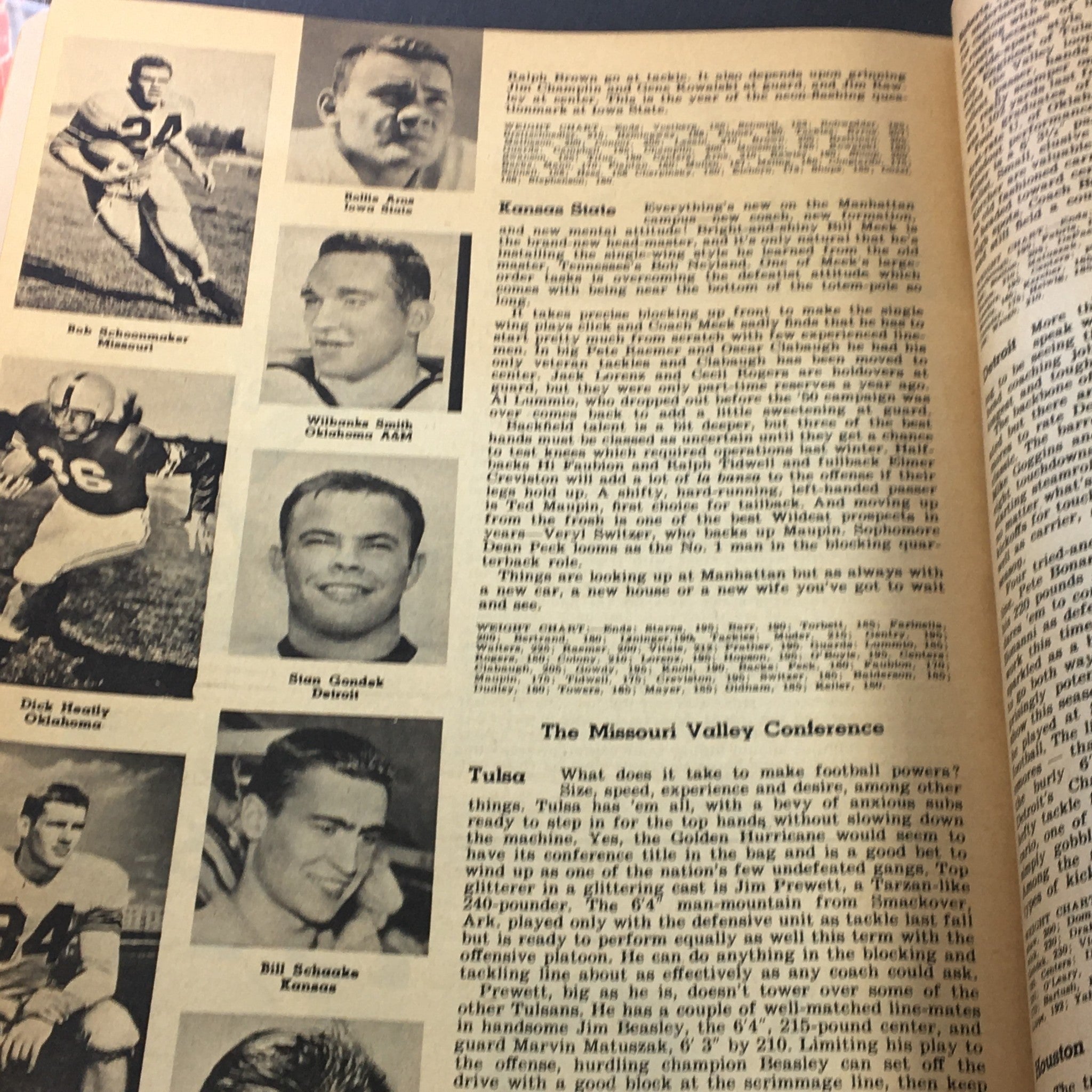 VTG Illustrated Football Annual Magazine 1951 - Les Richter U. of California