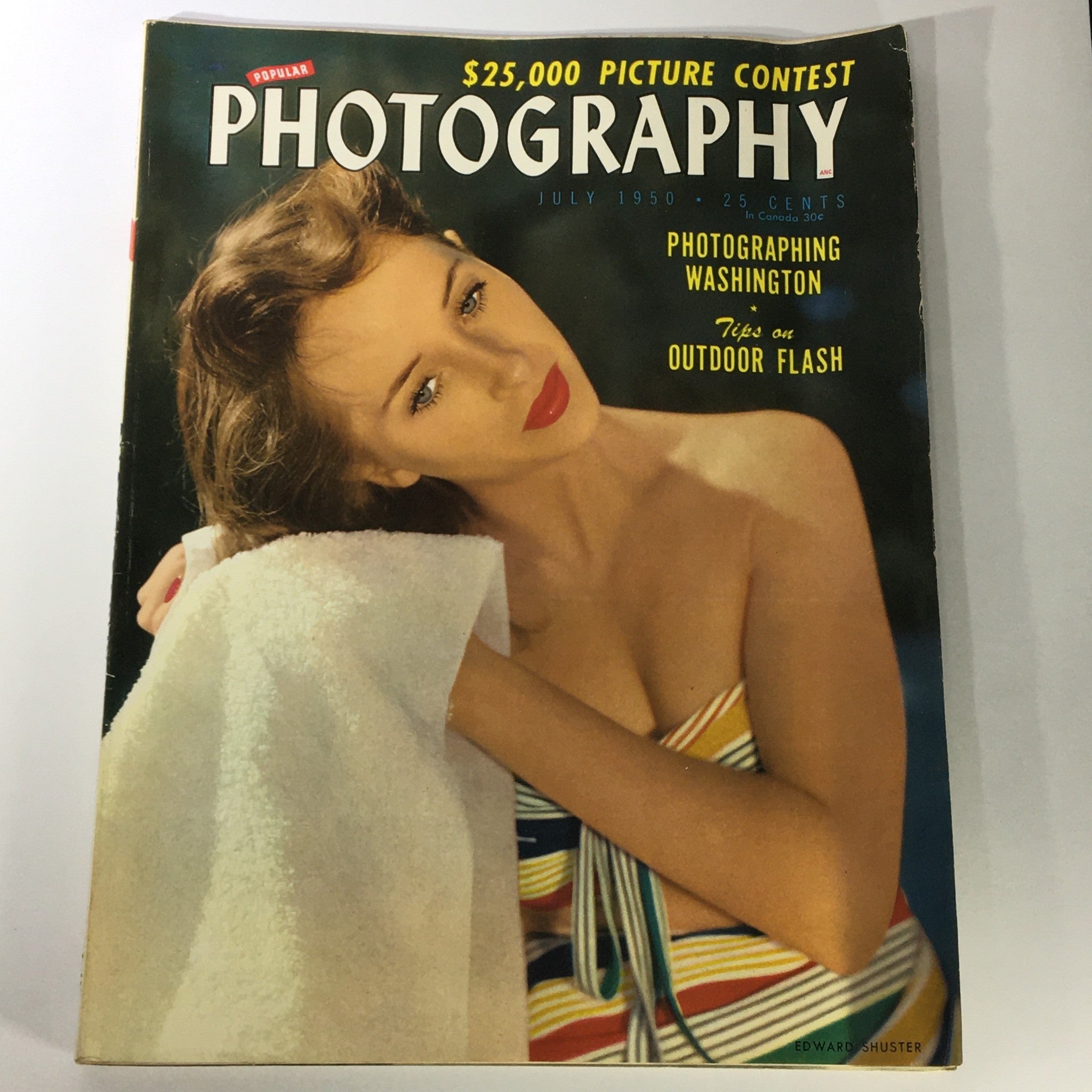 VTG Popular Photography Magazine July 1950 Vol 27 #1 Flash in the Sun, Newsstand