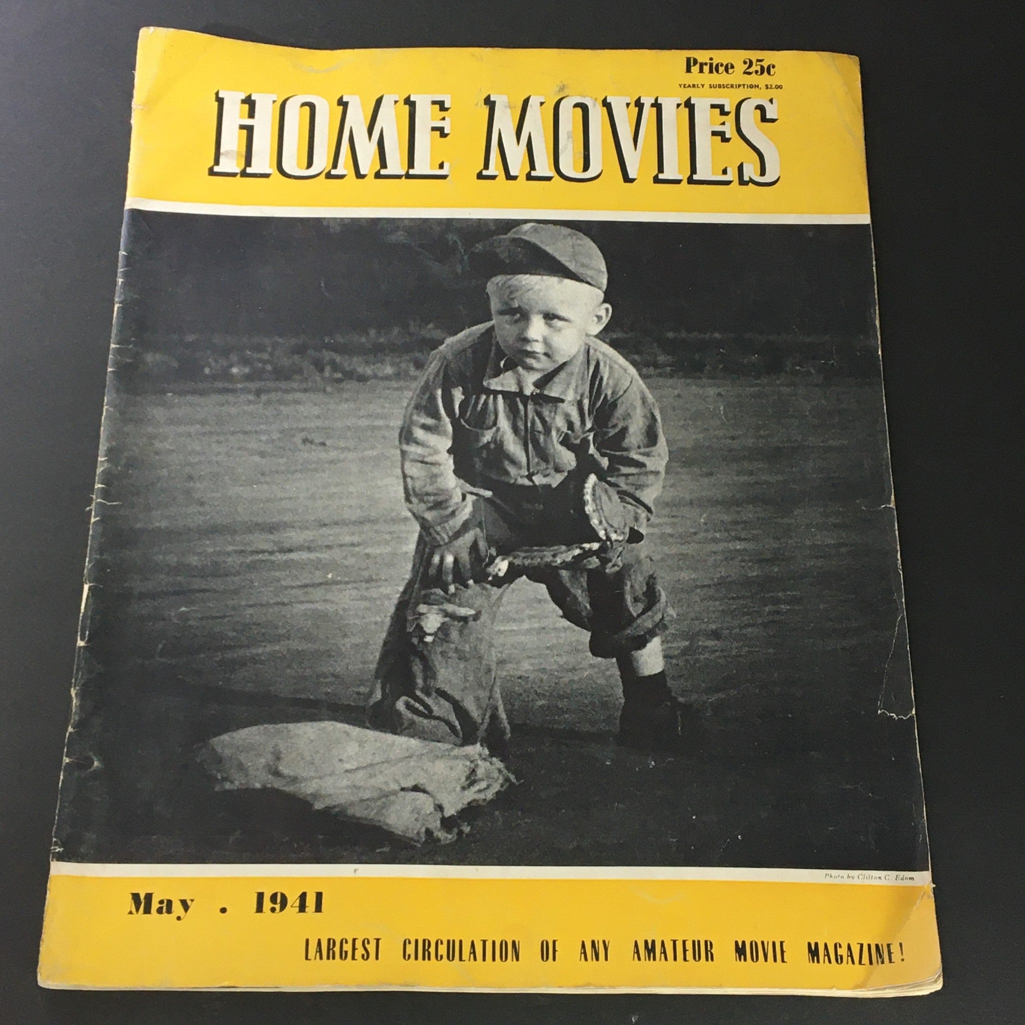 VTG Home Movies Magazine May 1941 #5 Vol 8 The Music for Vacation Movies